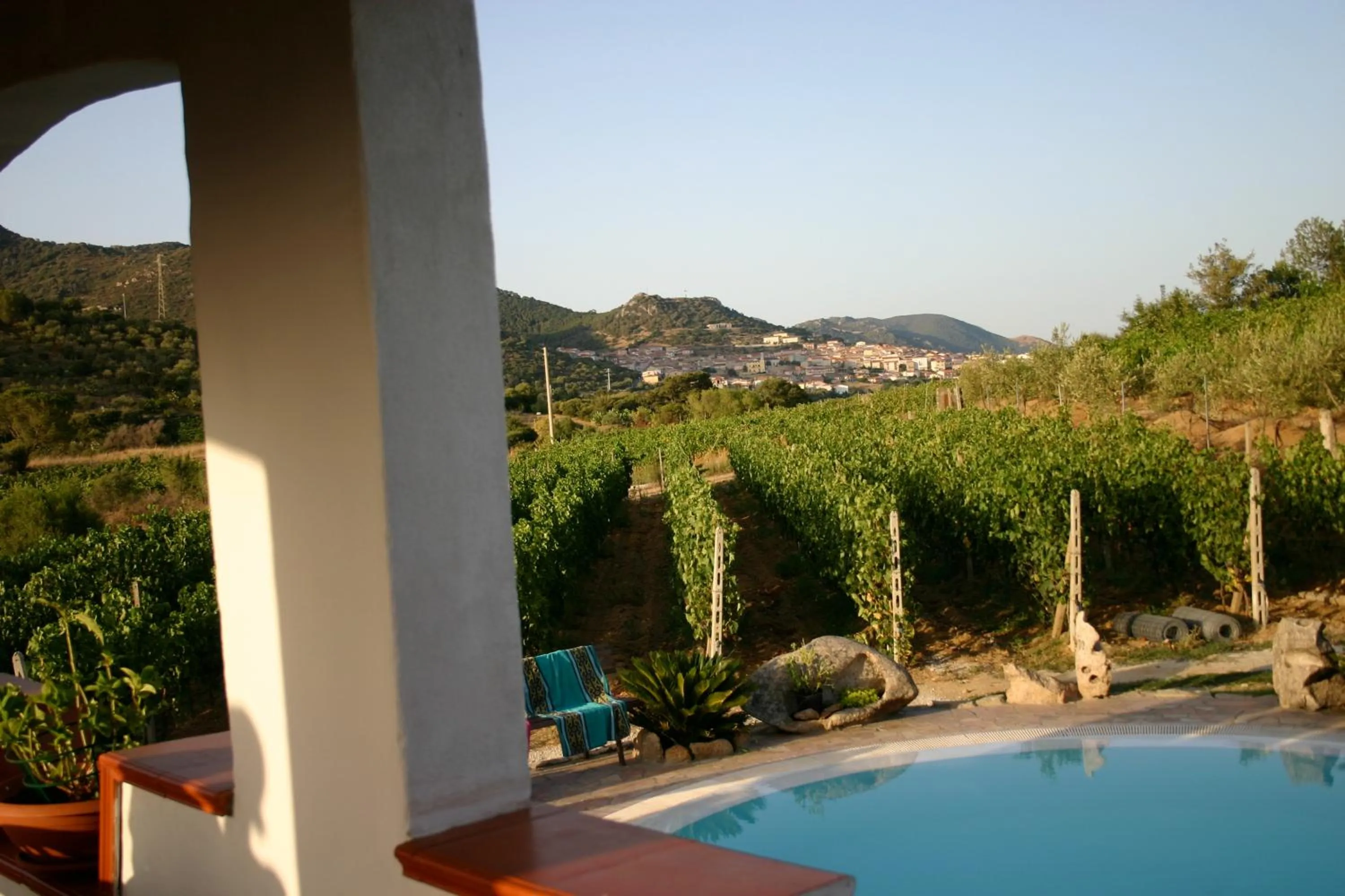 Balcony/Terrace in Agriturismo B&B Domo De Resteblas