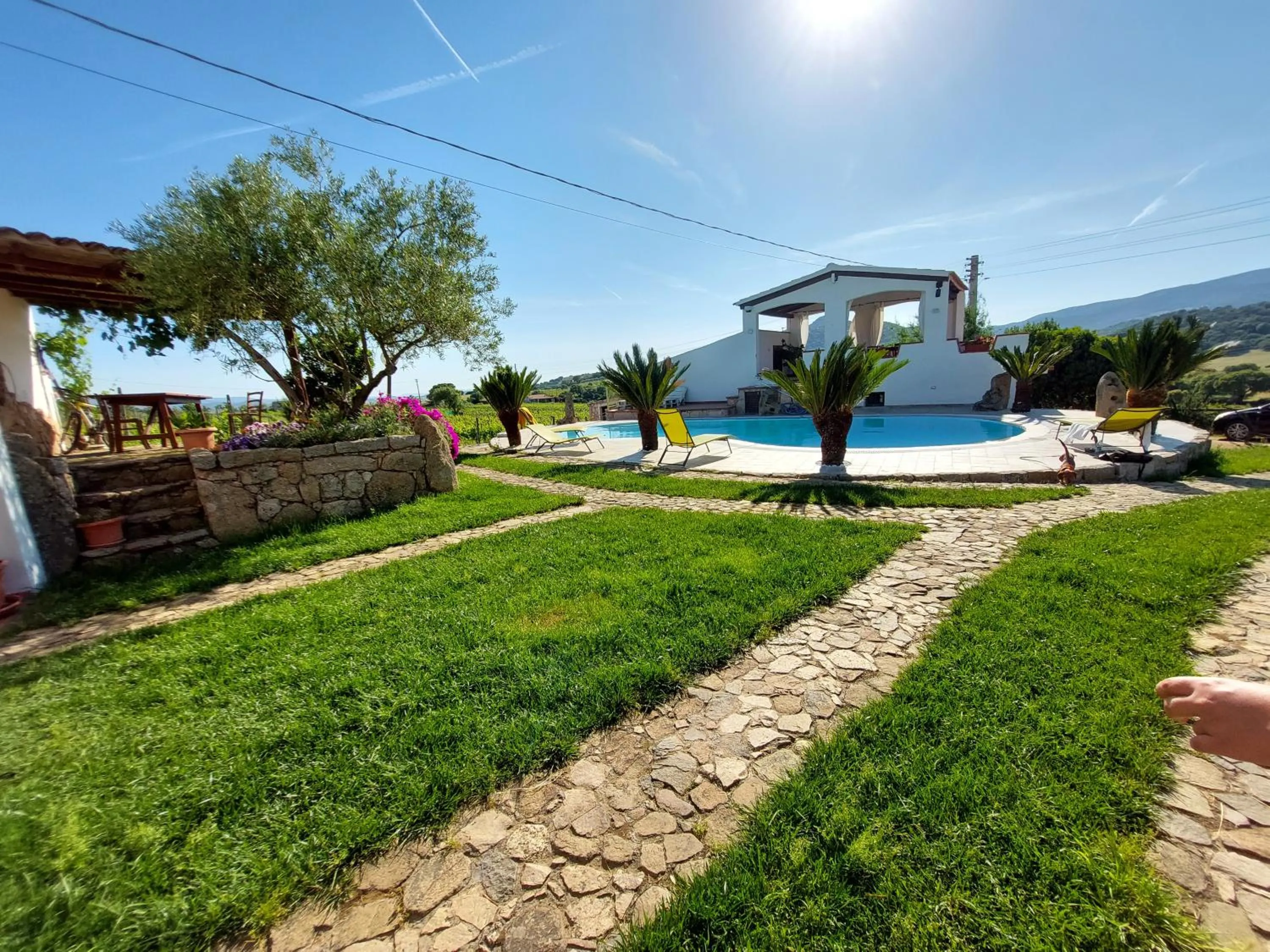 Garden in Agriturismo B&B Domo De Resteblas