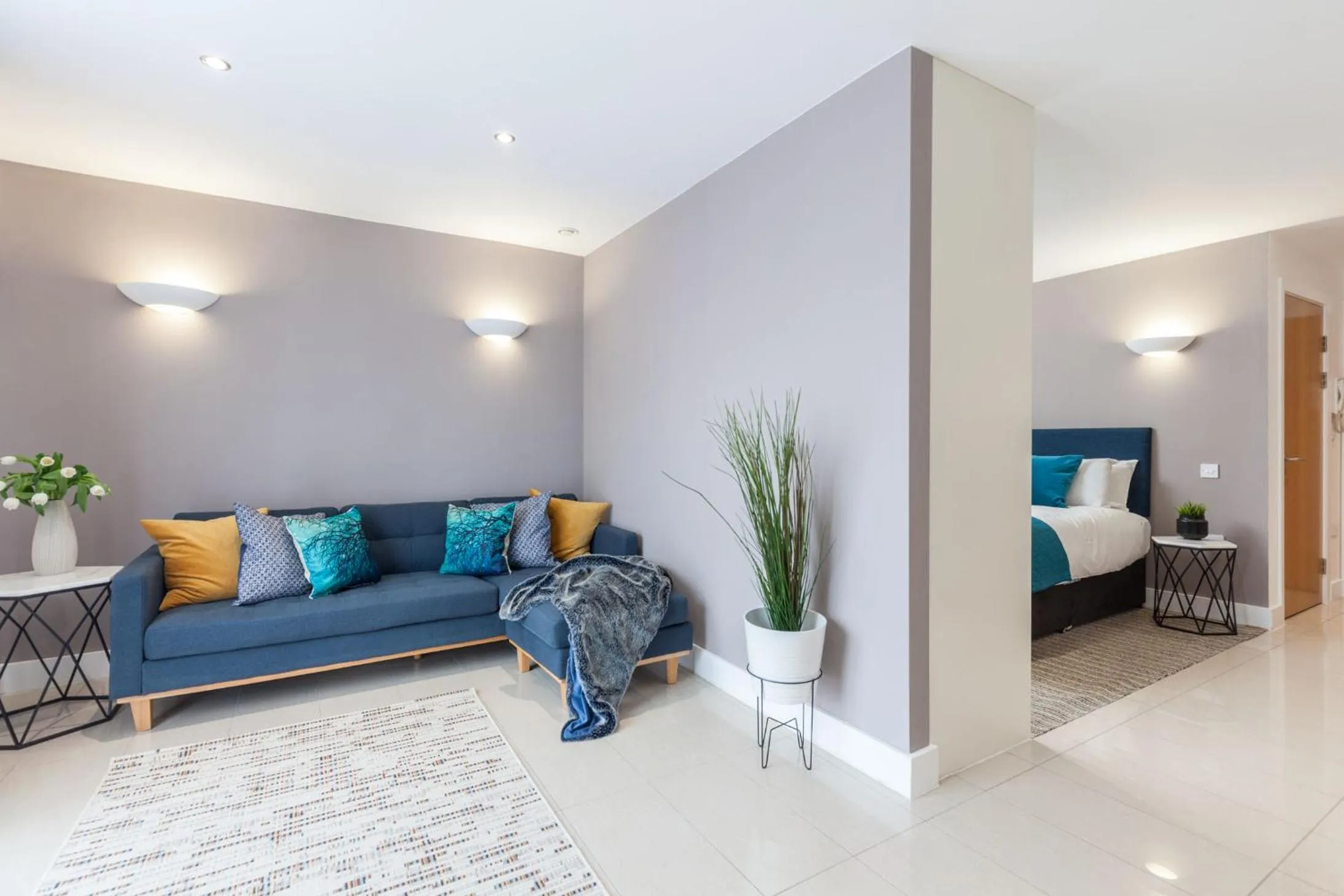 Living room, Bed in KSpace @ The Point