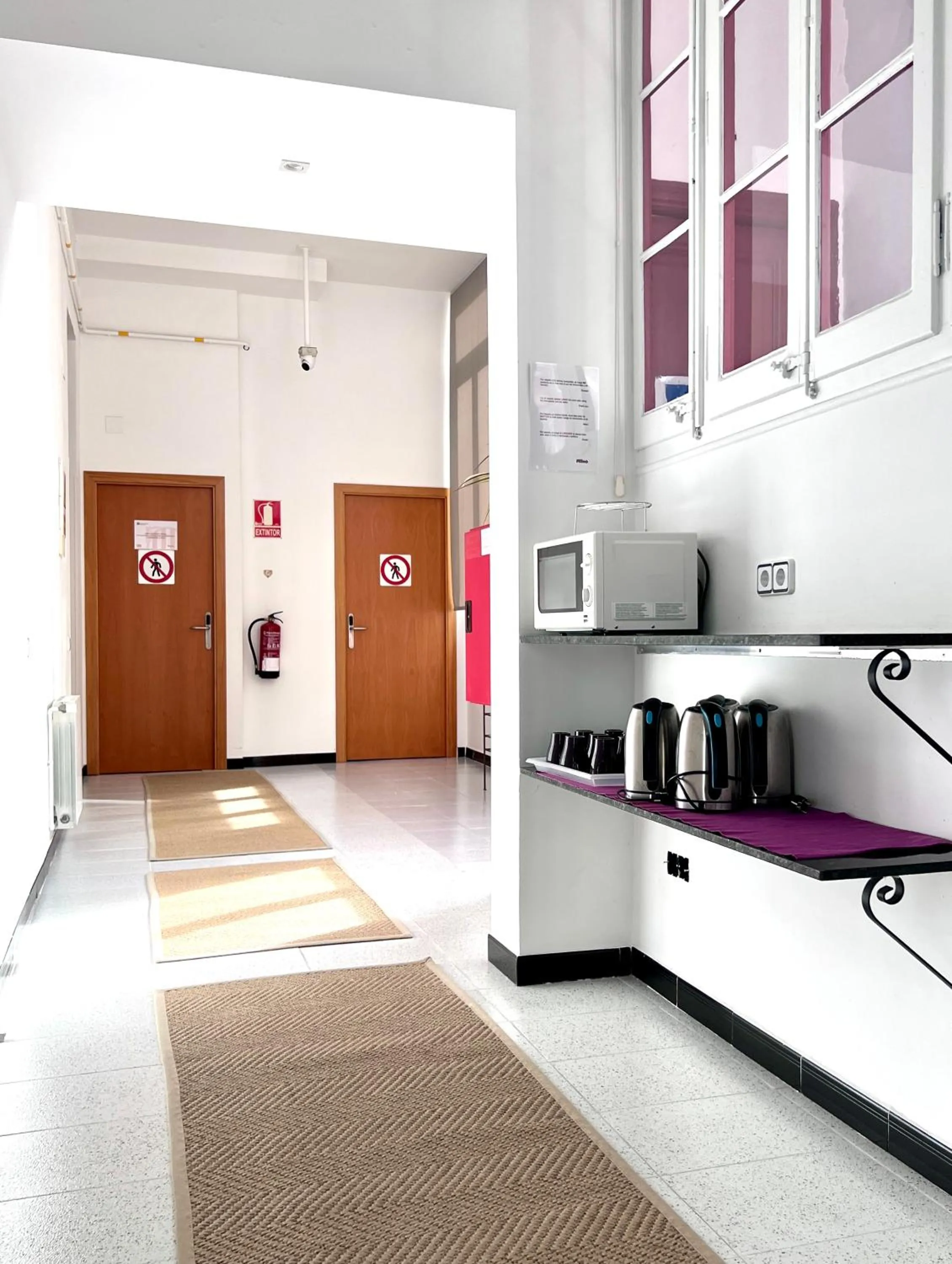 Kitchen or kitchenette in Pensión Peiró