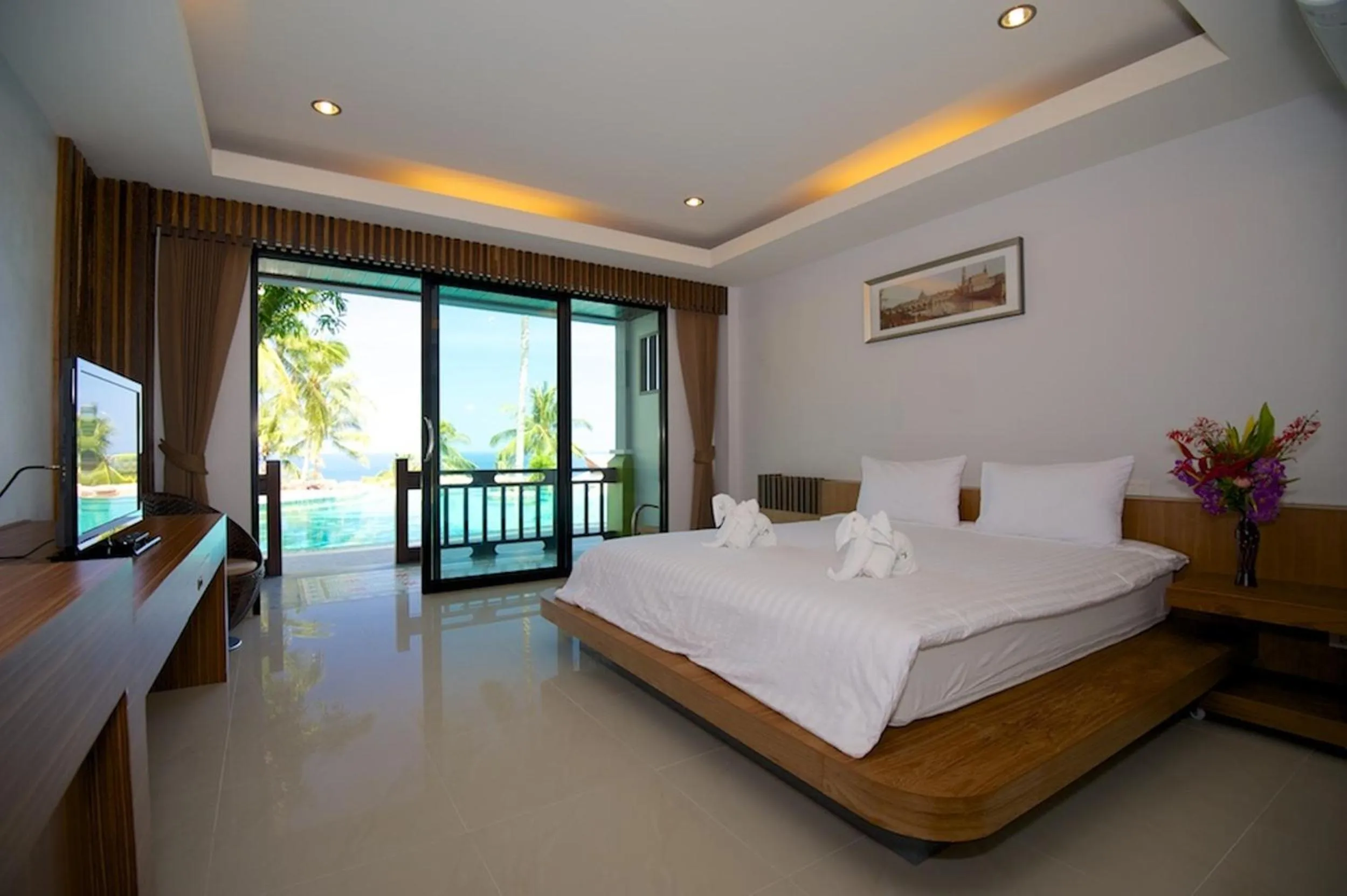 Bed in Tanote Villa SHA Extra Plus