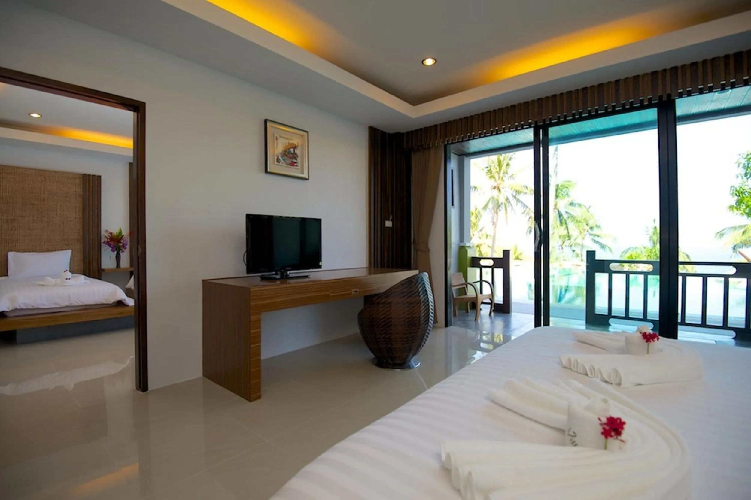 Bed in Tanote Villa SHA Extra Plus