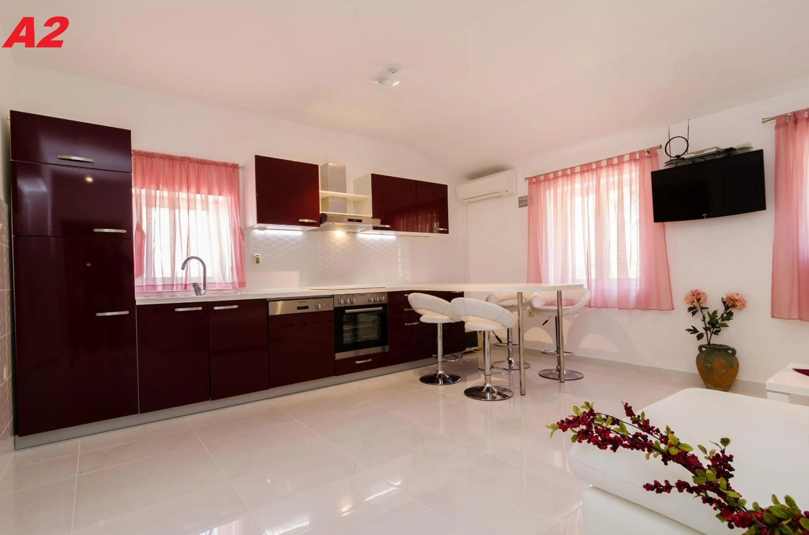 Kitchen or kitchenette in Apartments Mare