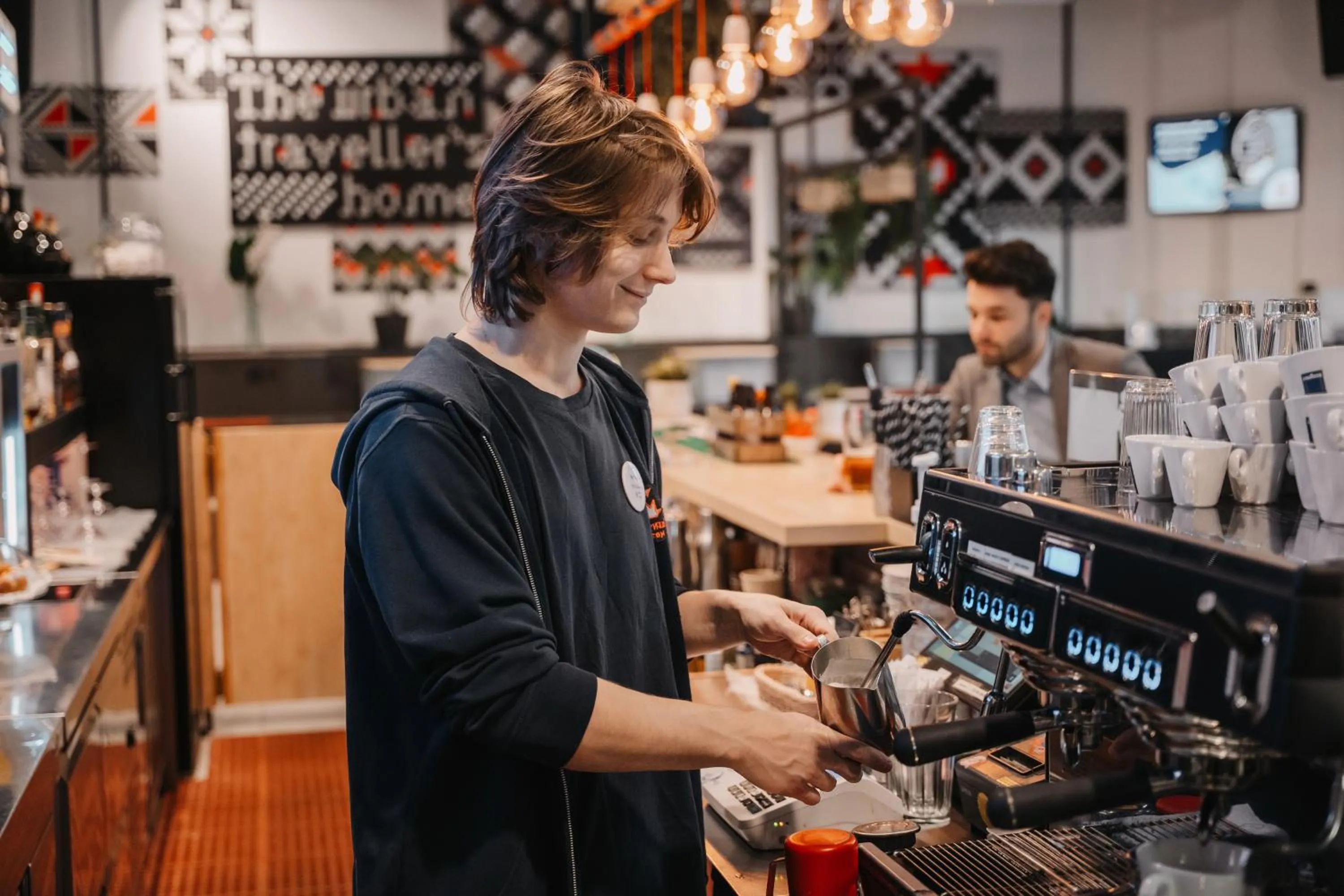 Lounge or bar in MEININGER Budapest Great Market Hall