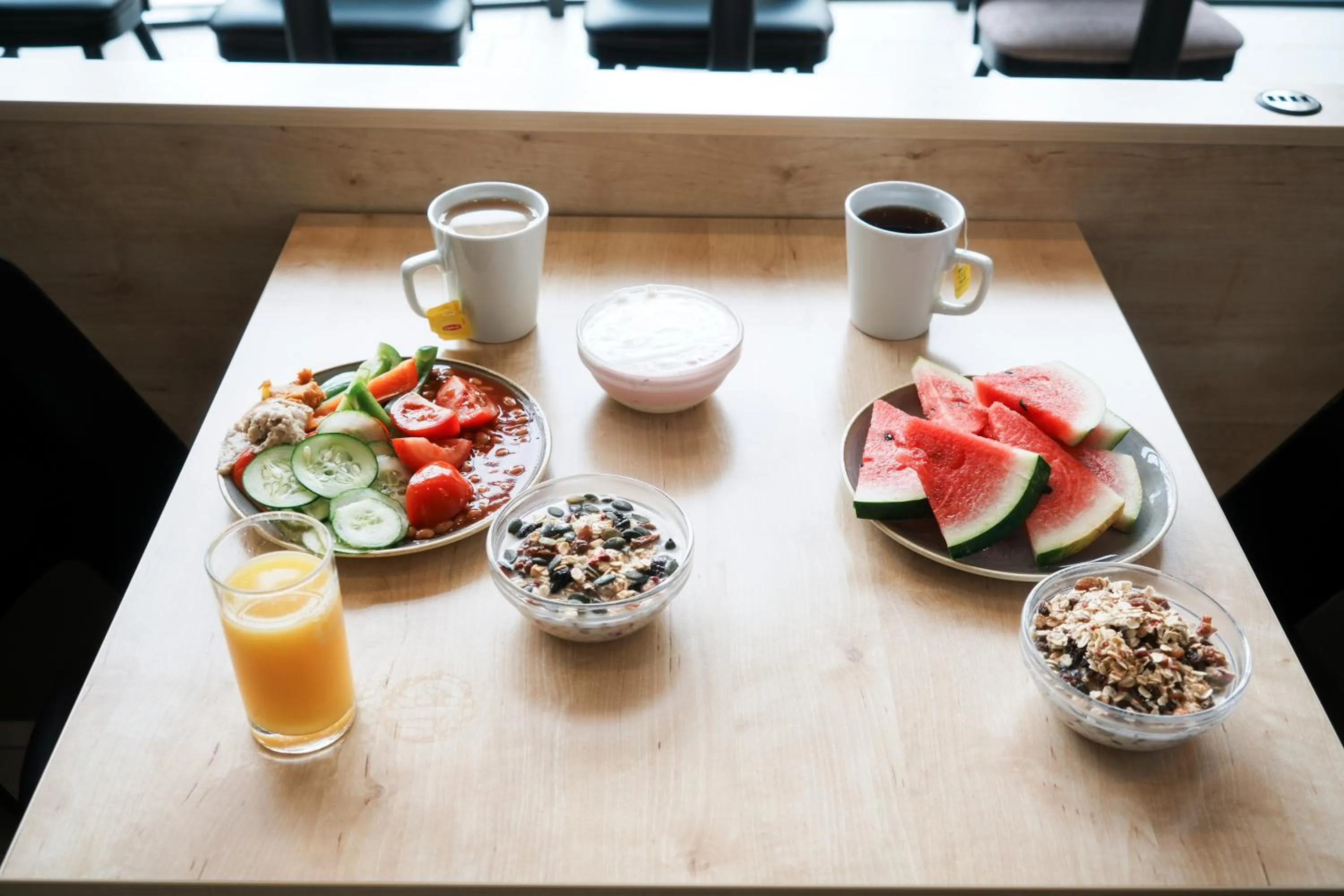 Breakfast in MEININGER Budapest Great Market Hall