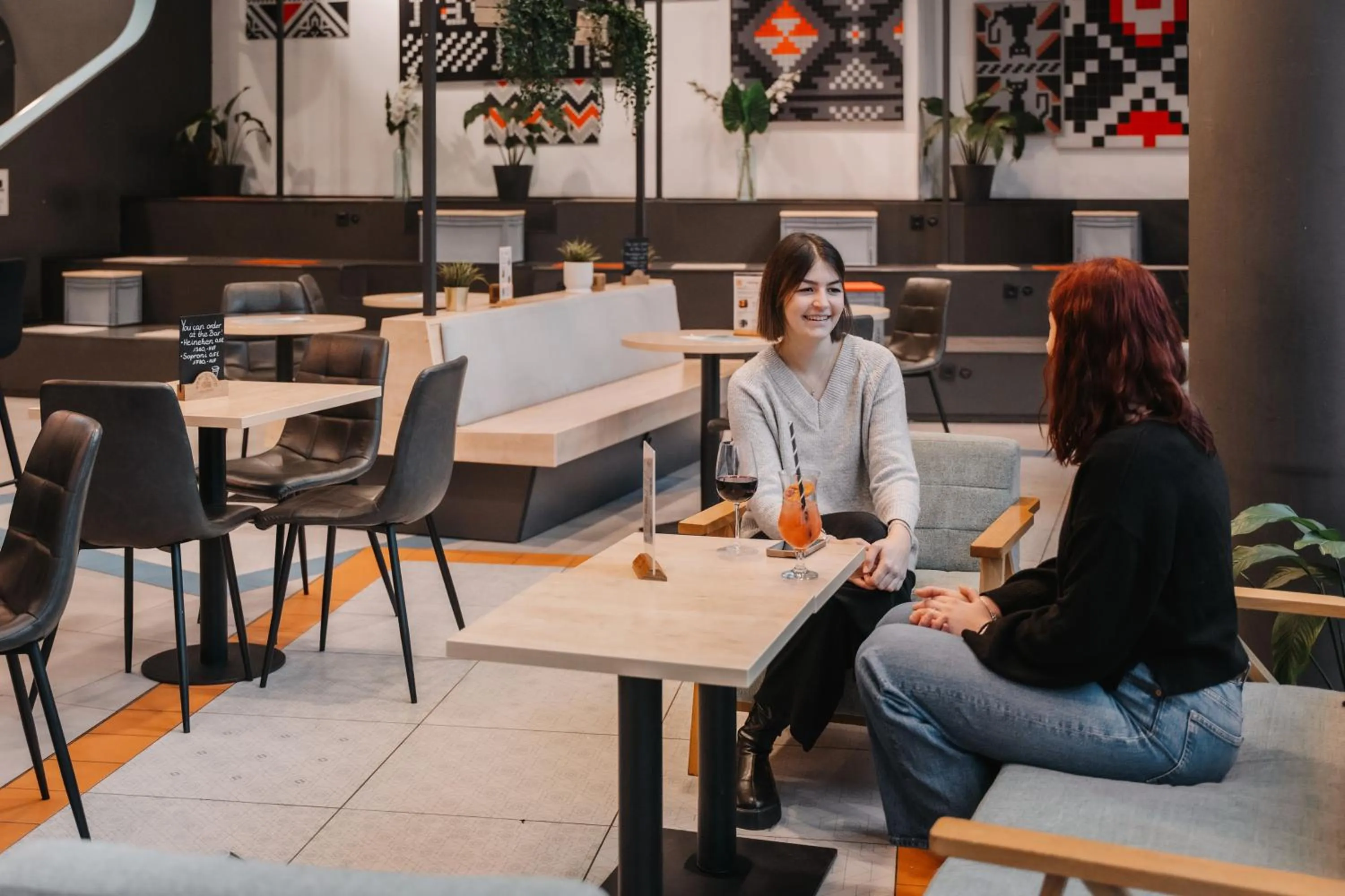 Lobby or reception in MEININGER Budapest Great Market Hall