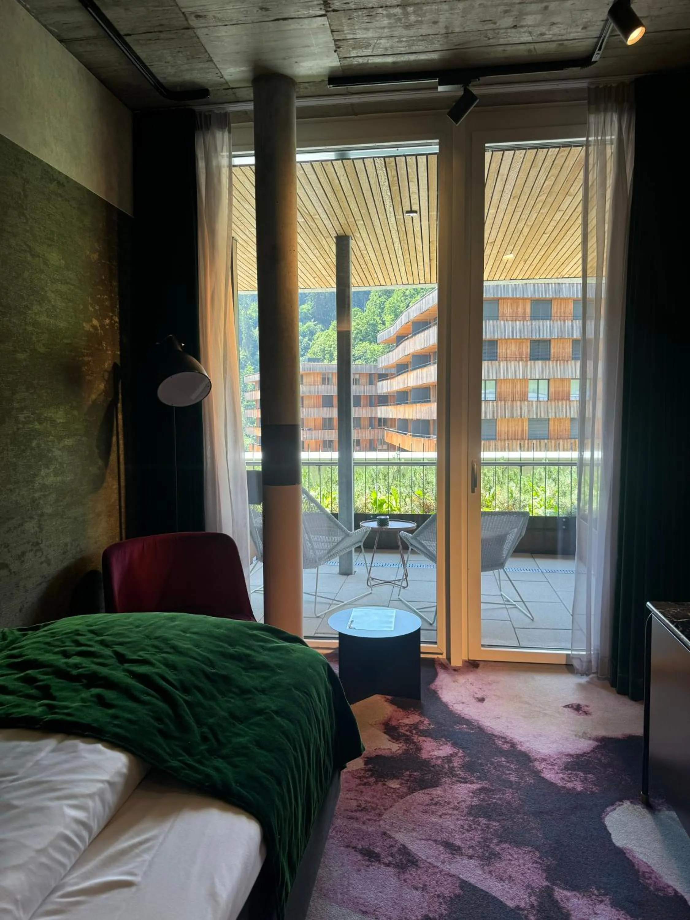 View (from property/room), Bed in The Hide Flims Hotel