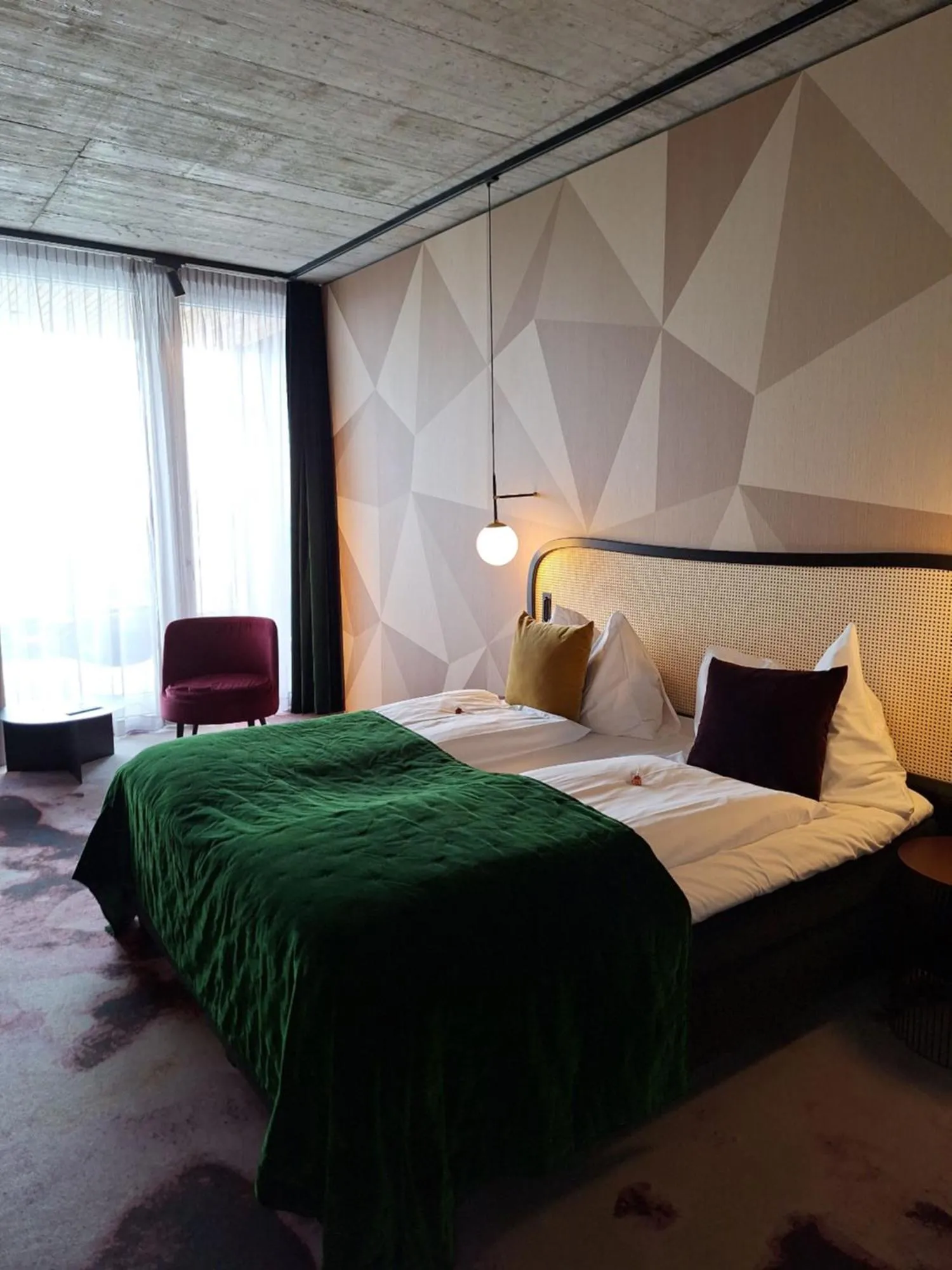 Bed in The Hide Flims Hotel