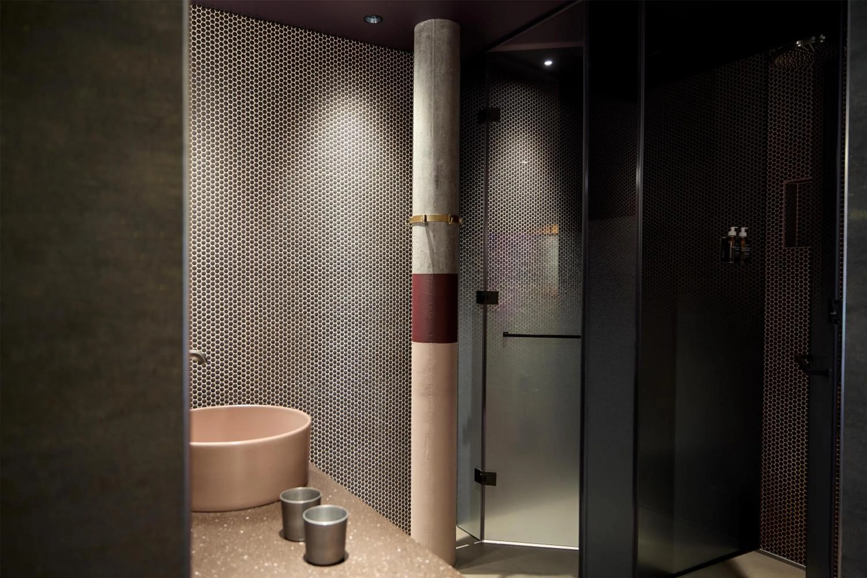 Bathroom in Me and All Hotel Flims, by Hyatt