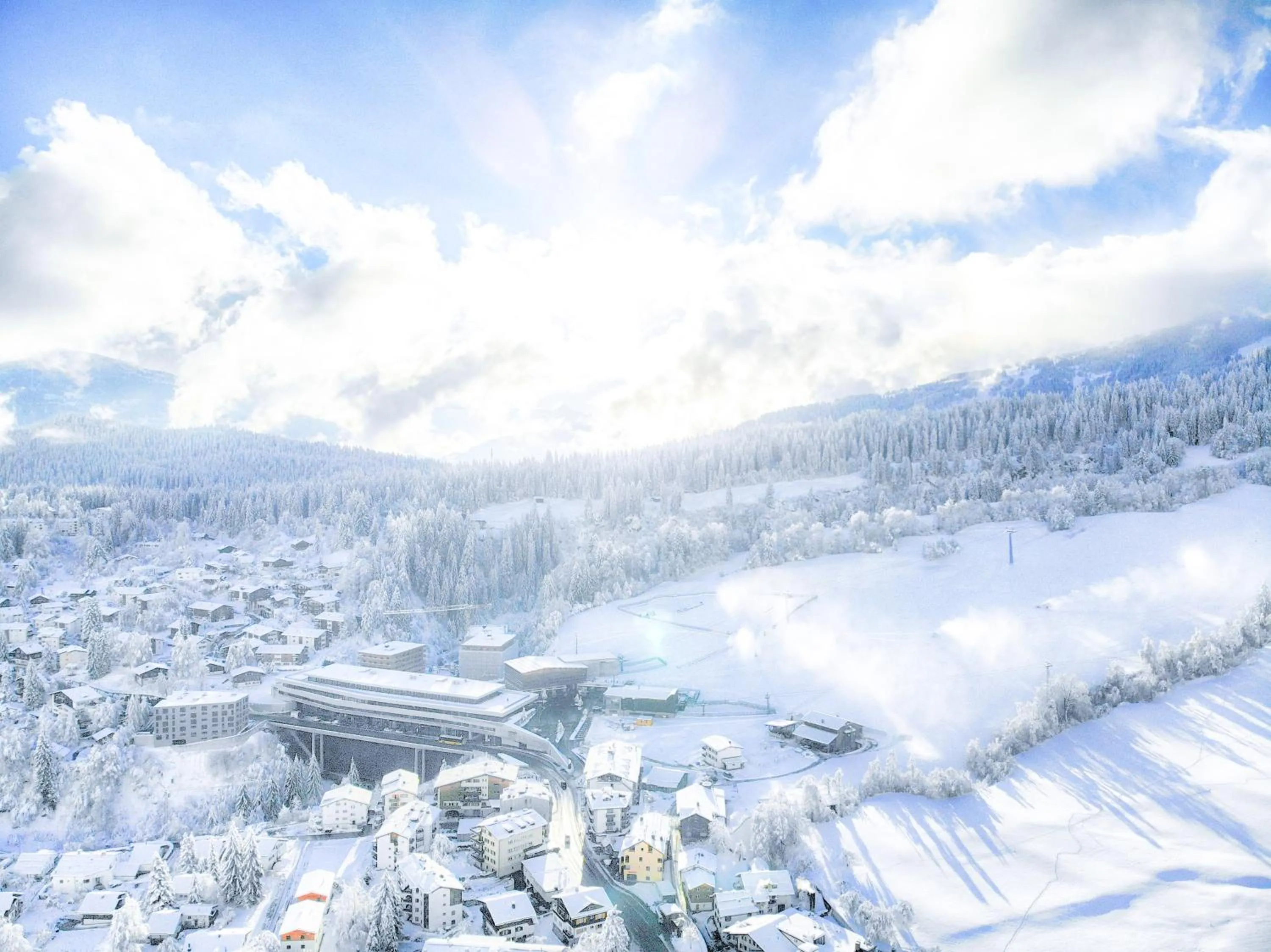 Winter in The Hide Flims Hotel