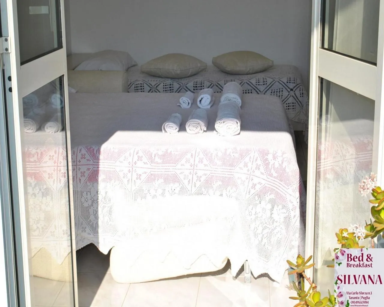 Bed in Bed and Breakfast Silvana