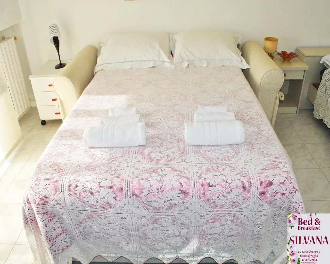 Bed in Bed and Breakfast Silvana