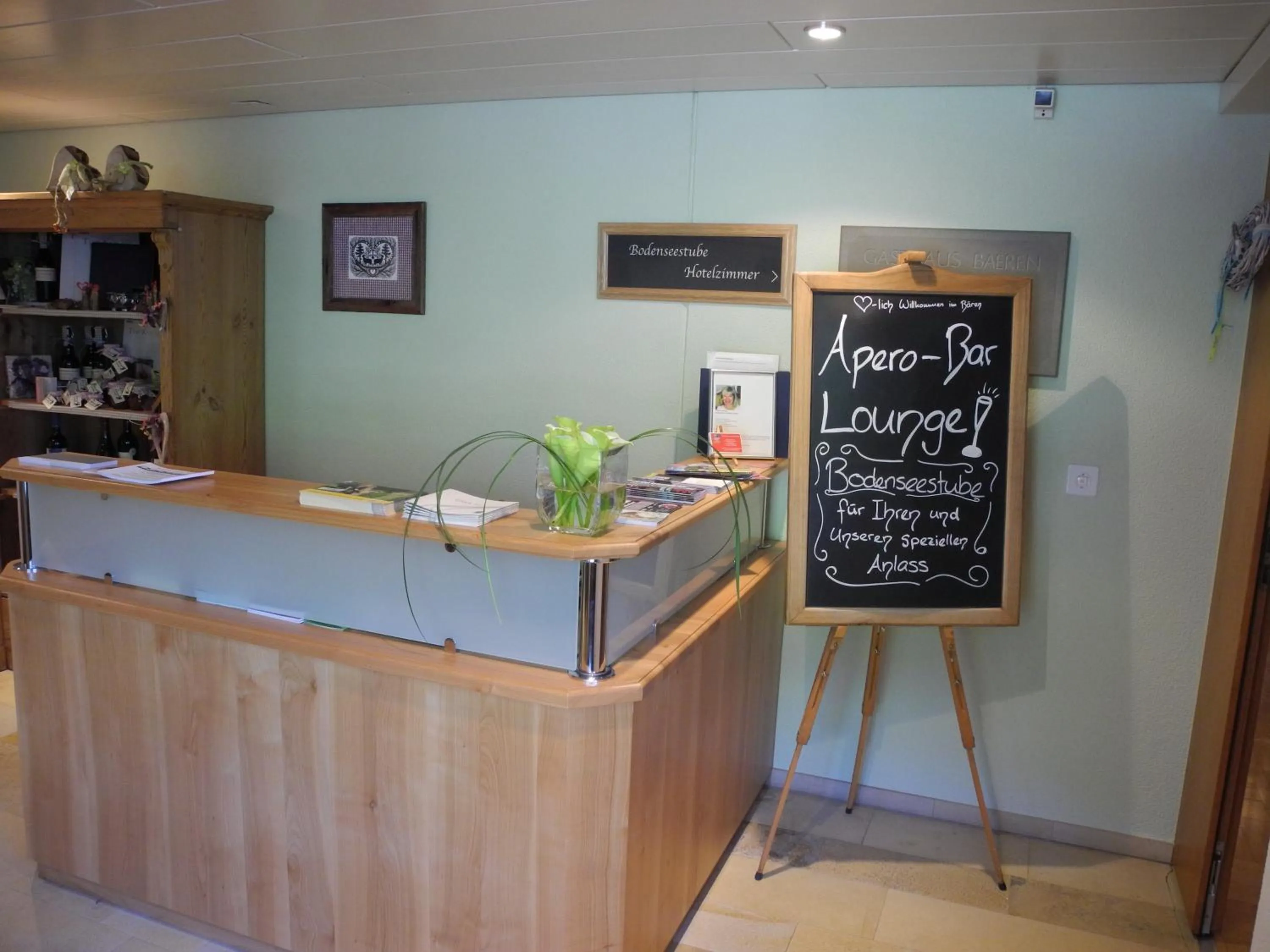 Lobby or reception in Landgasthaus Bären