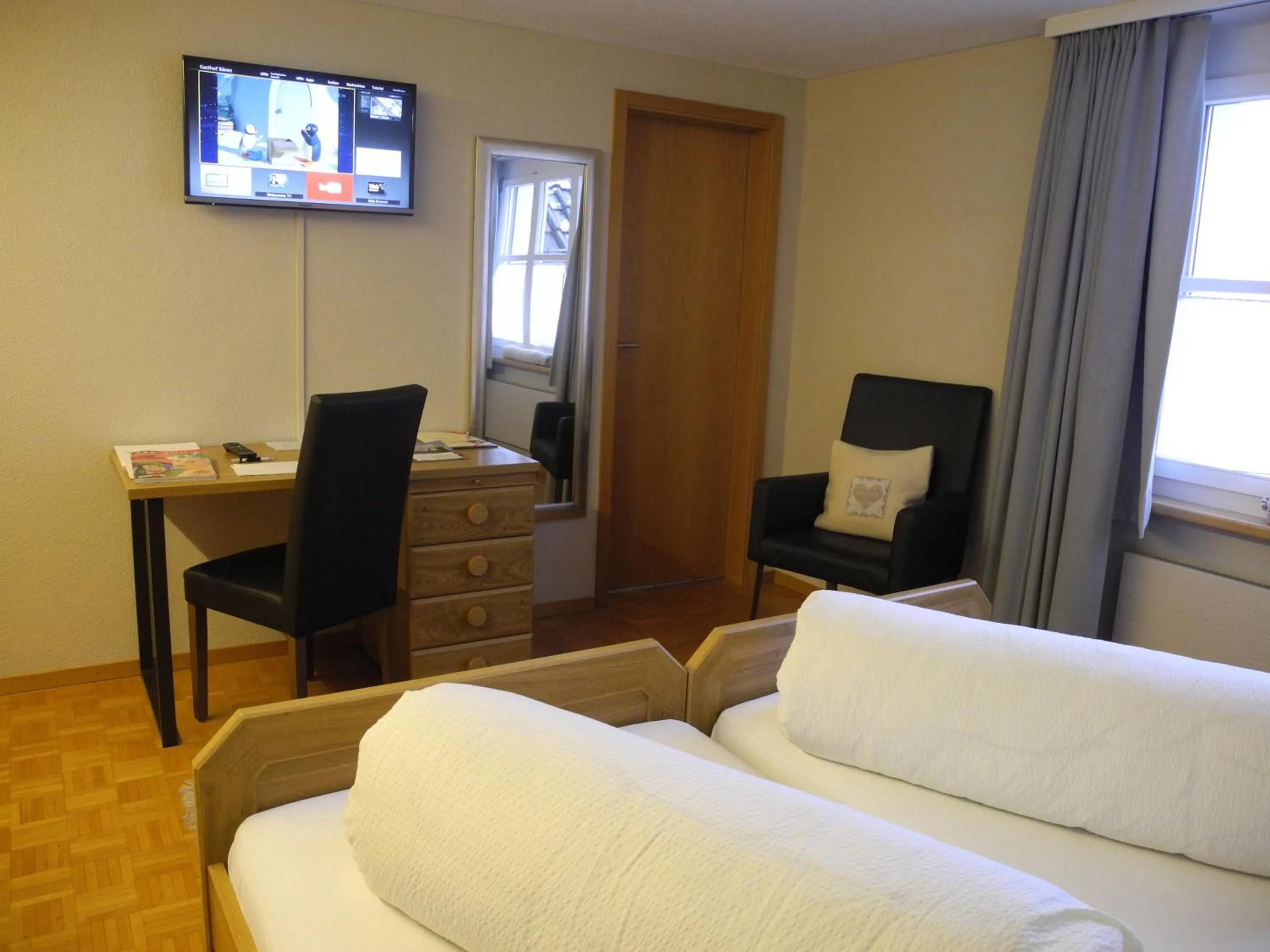 Bed in Landgasthaus Bären