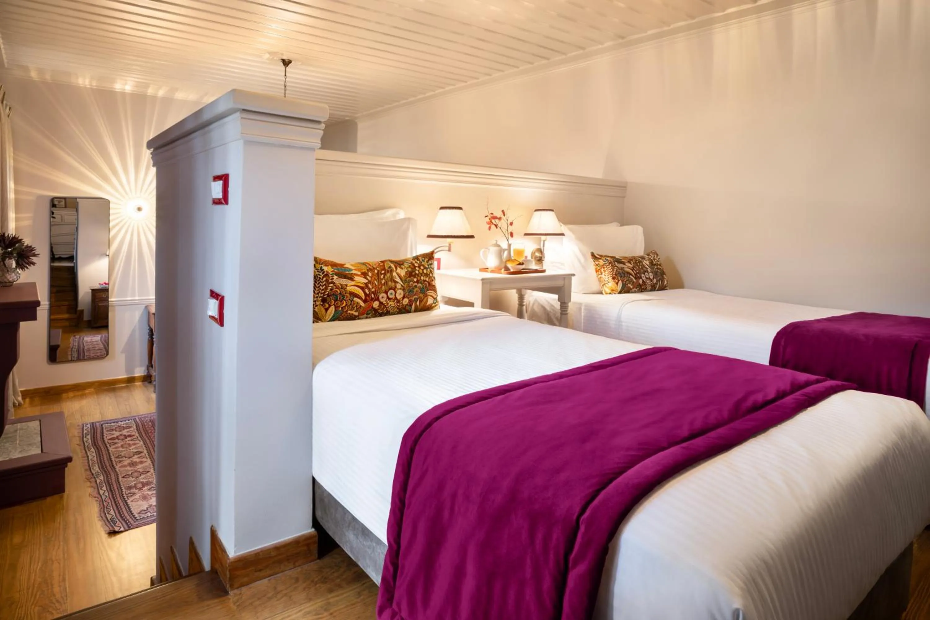 Bed in Archontiko Parnassus Dadi