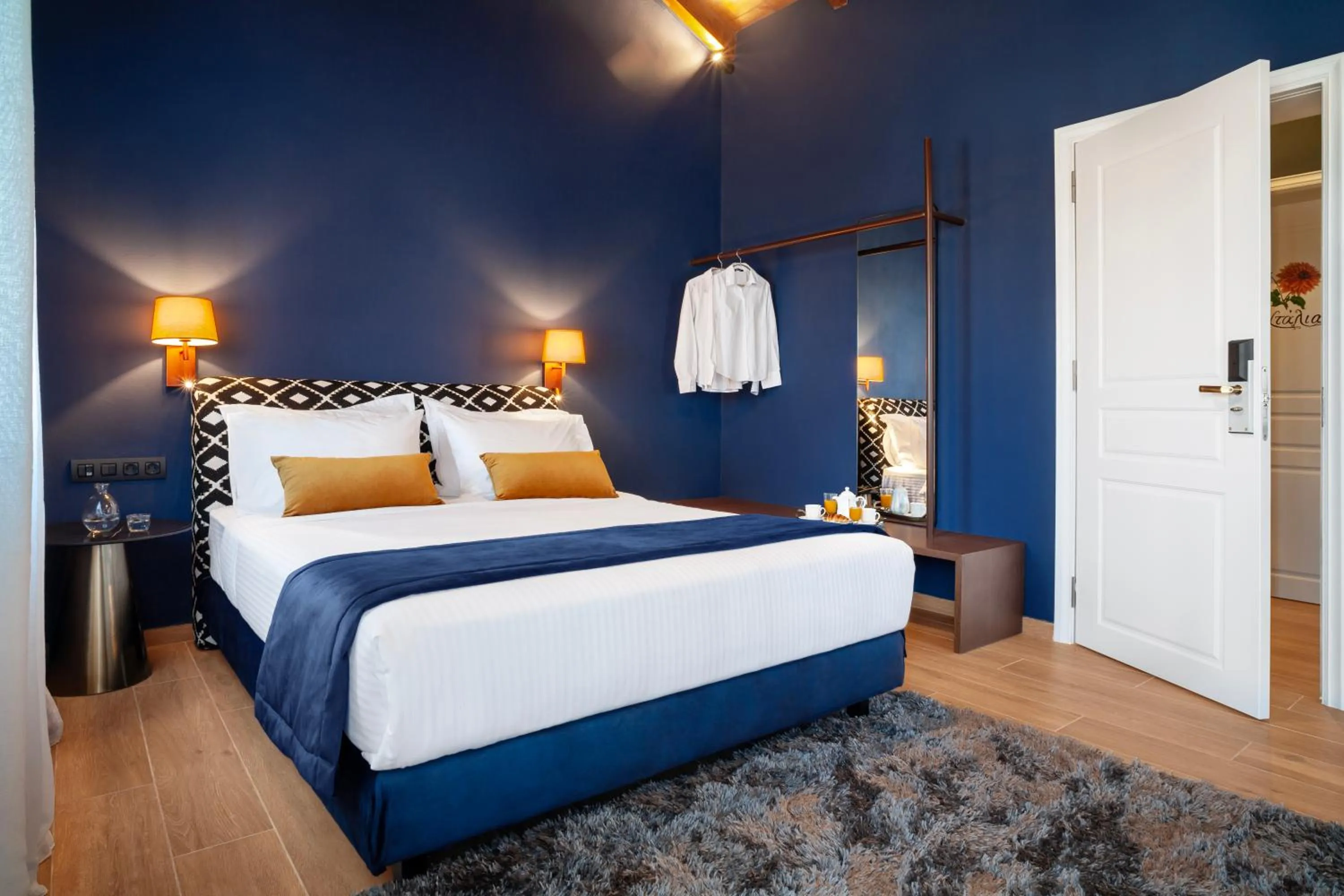 Bed in Archontiko Parnassus Dadi