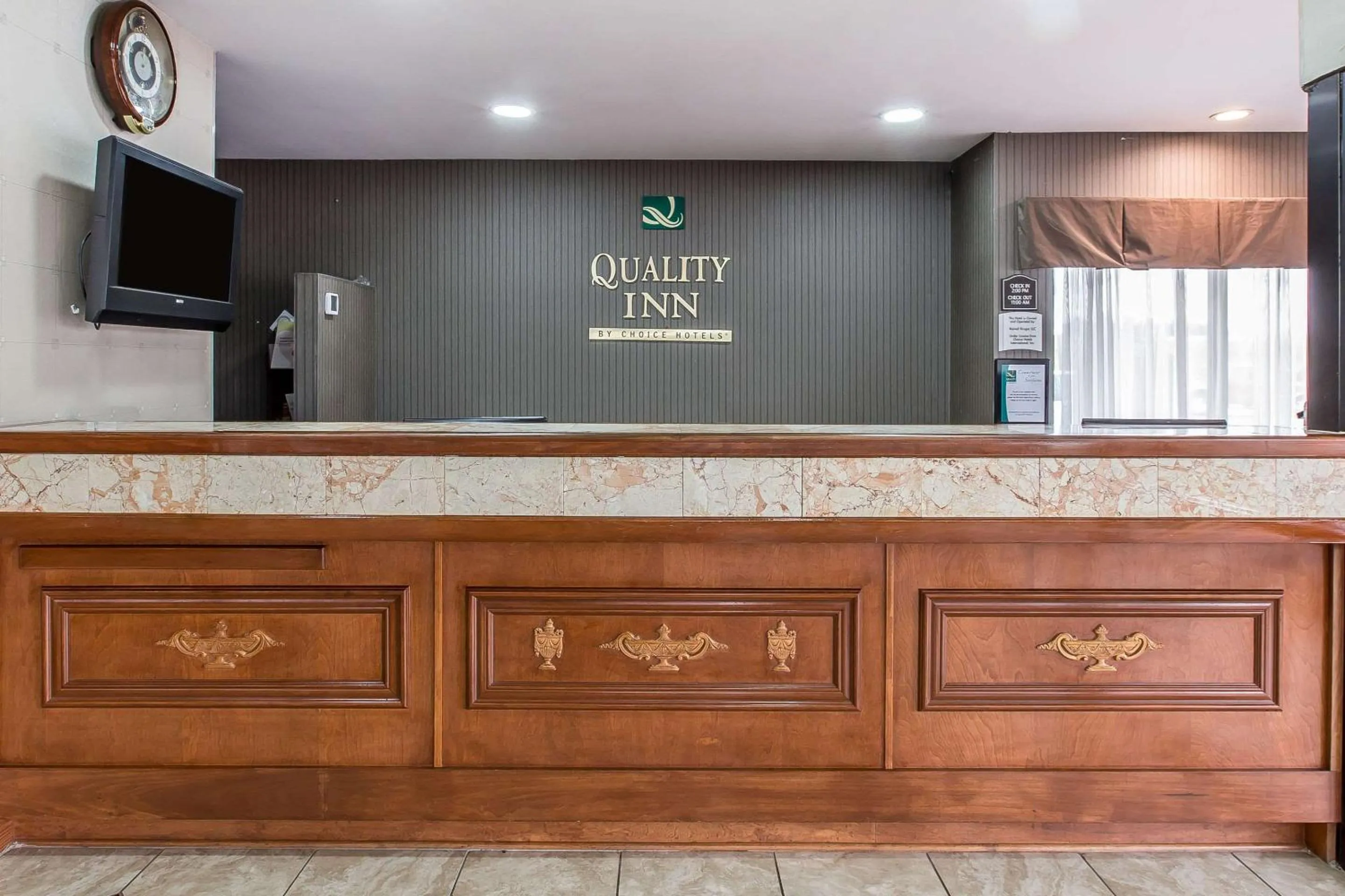 Lobby or reception in Quality Inn Montgomery South