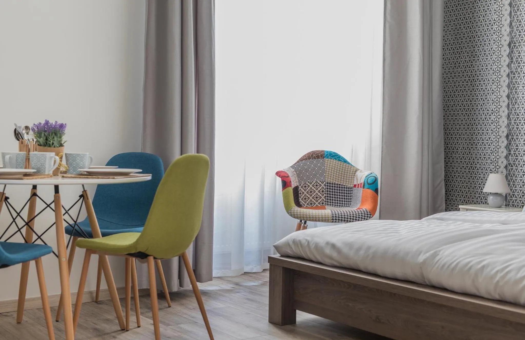 Living room, Bed in Budapest Passage 1