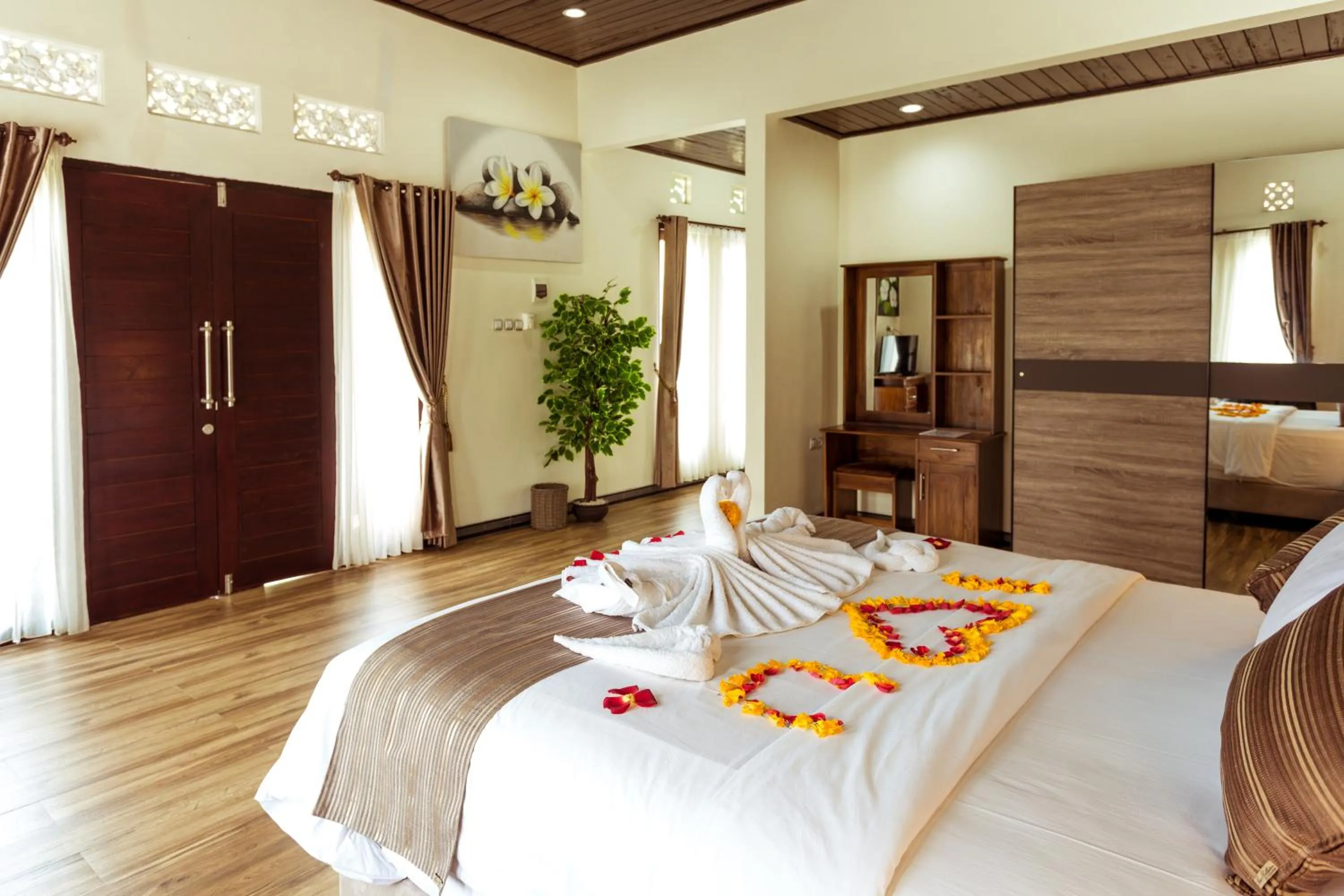 Bedroom, Bed in Villa Jempana Kintamani