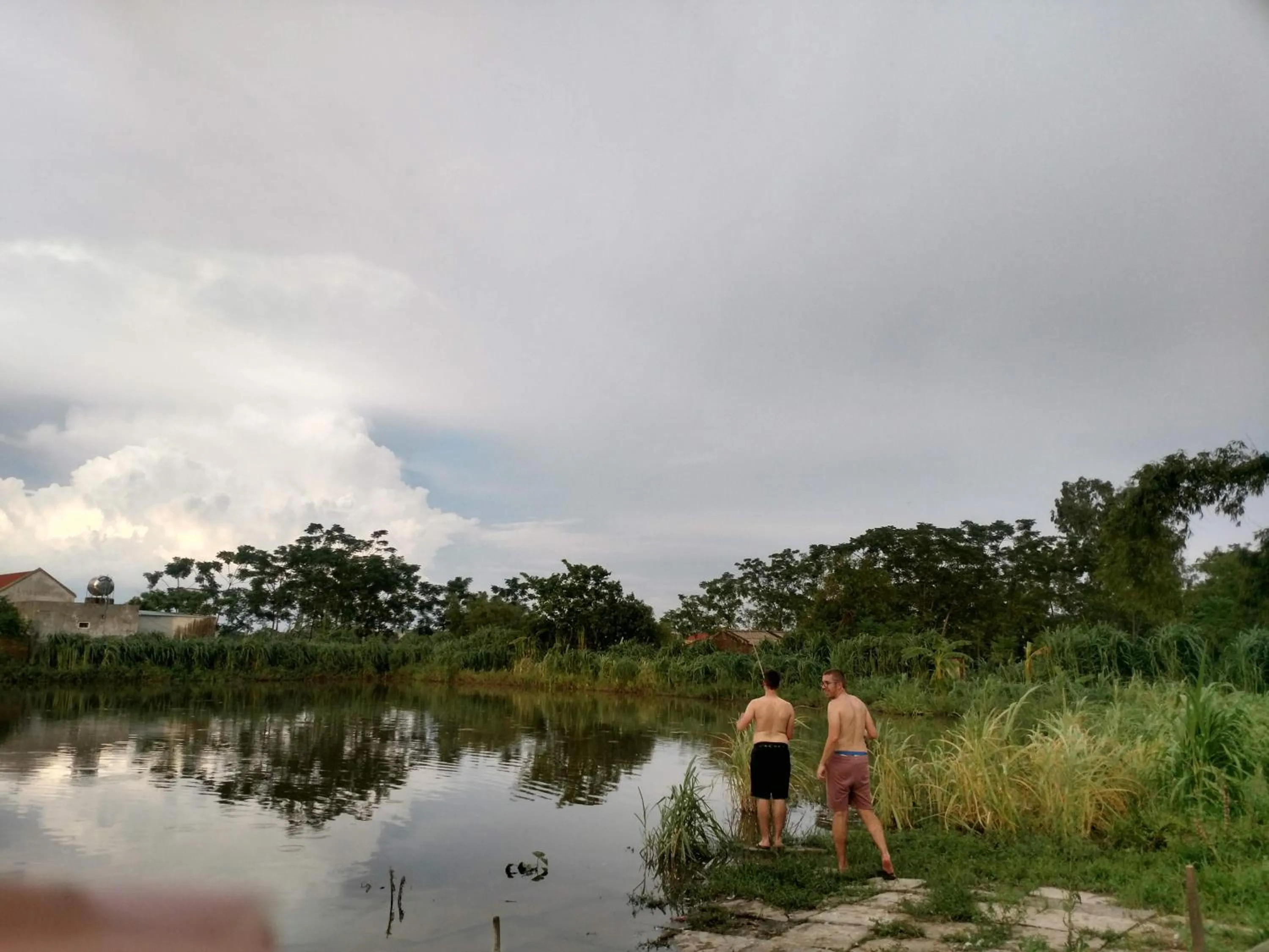 Fishing in Tuyet's Homestay