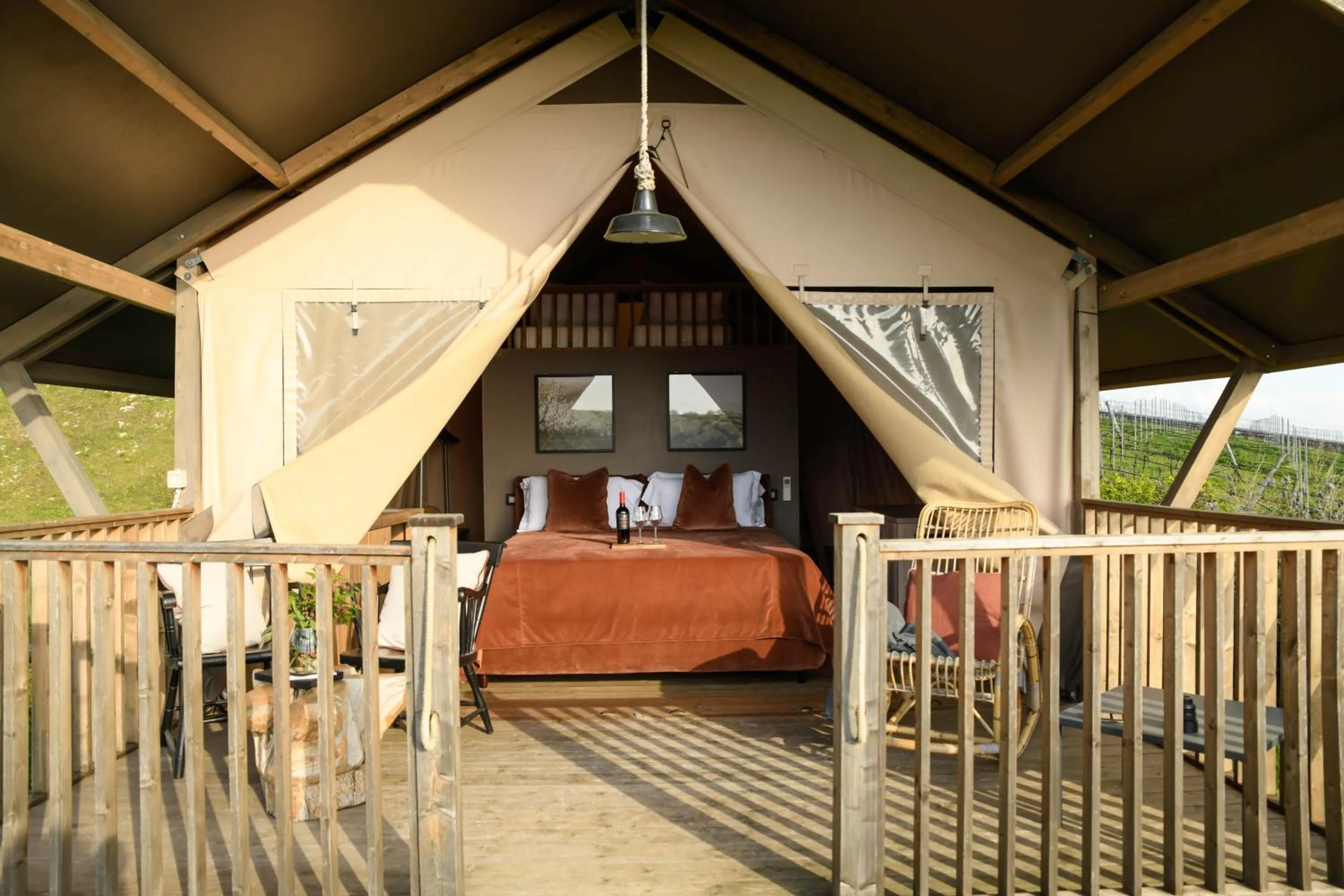 Bed in Ca' del Moro Wine Retreat