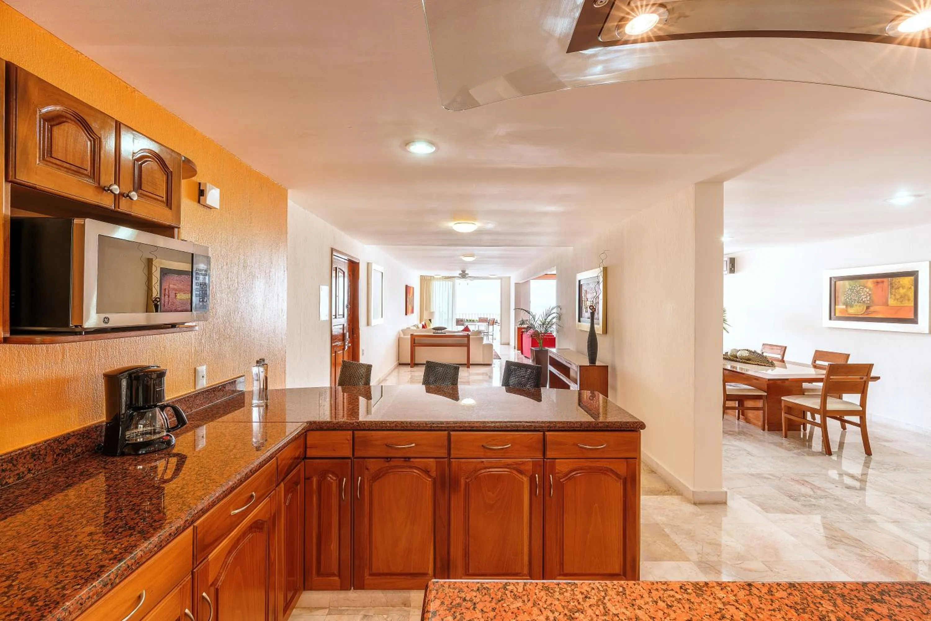 Kitchen or kitchenette in Grand Miramar All Luxury Suites & Residences