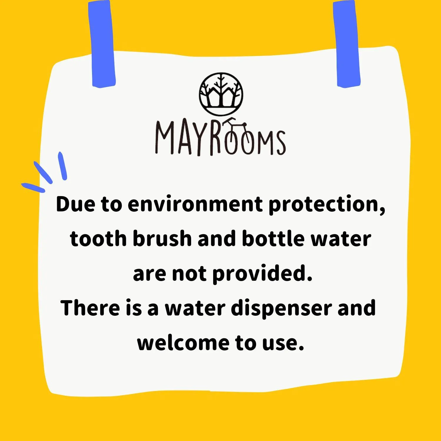 Text overlay in May Rooms Taipei Main Station