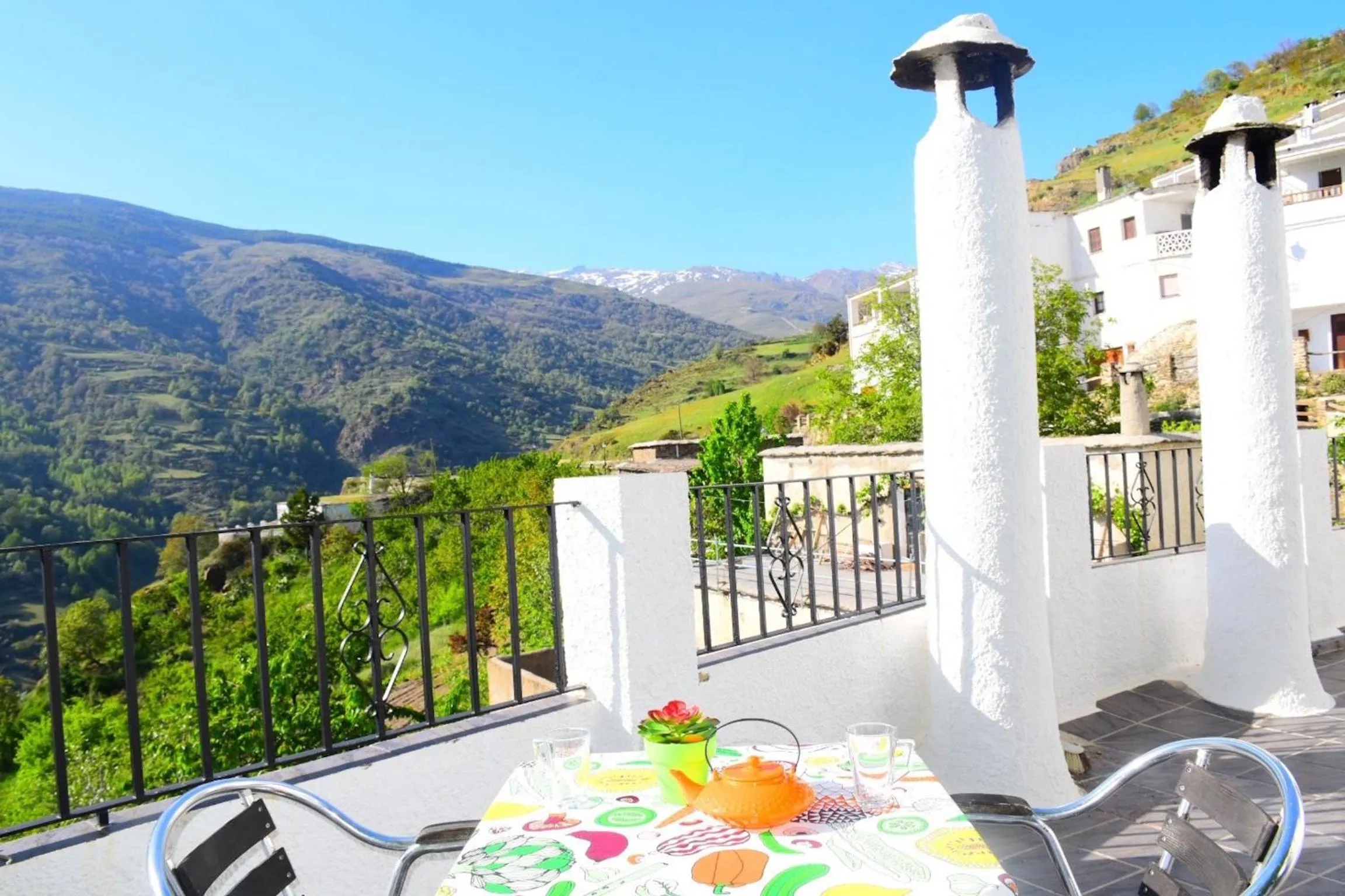 Balcony/Terrace in Apartamentos Vista Veleta