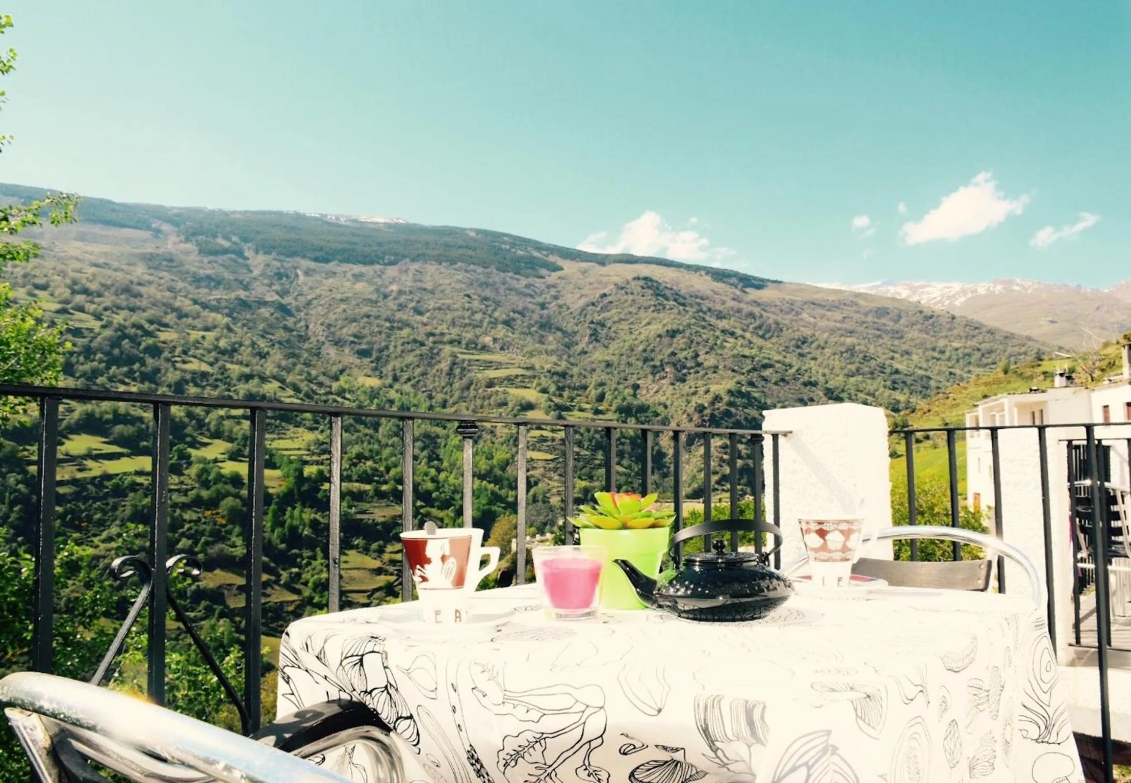 Balcony/Terrace in Apartamentos Vista Veleta