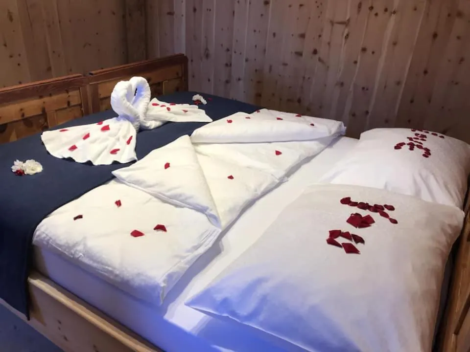 Bedroom, Bed in Welterbe-Wirtshaus Steegwirt