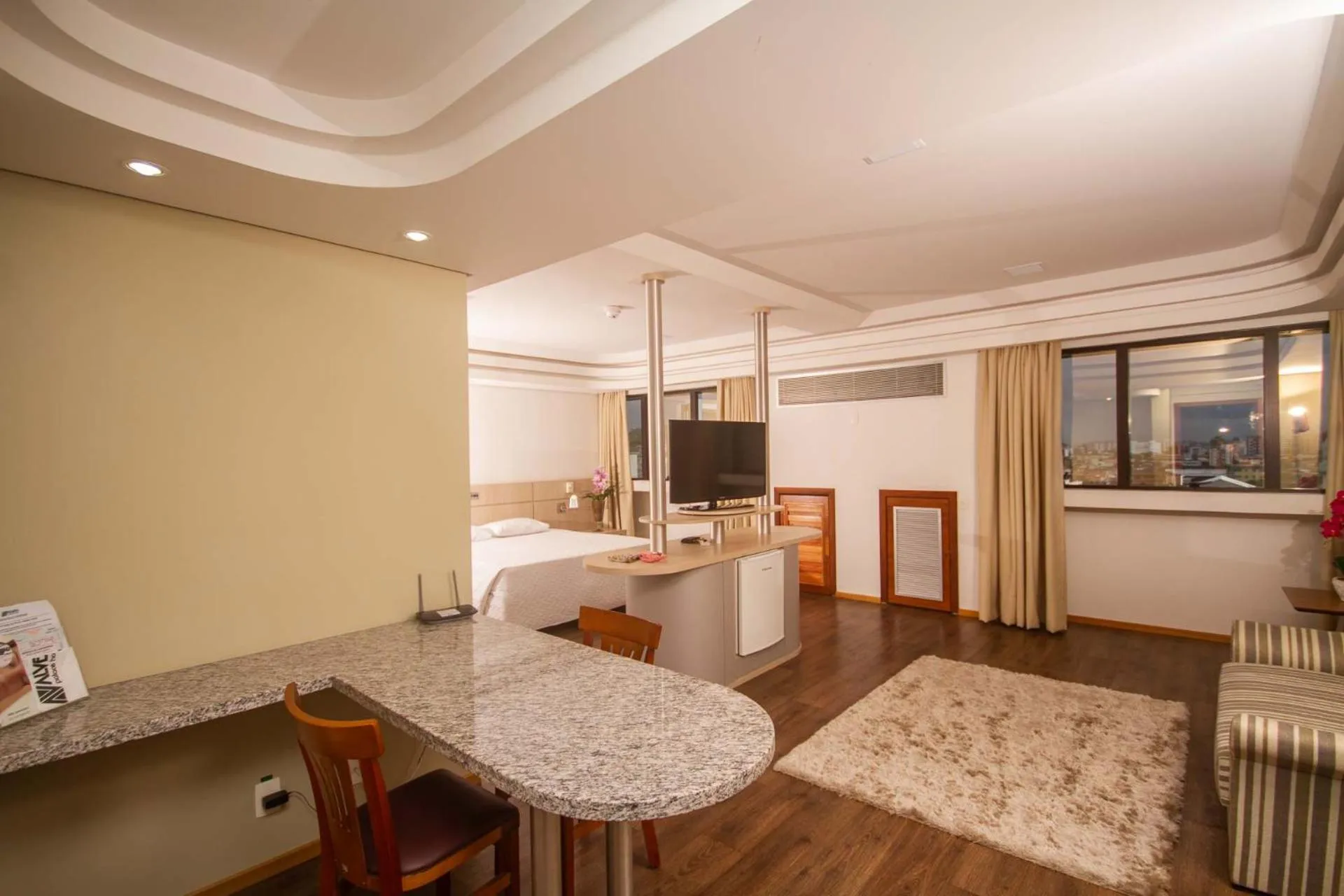 Bed in Alven Hotel by Slaviero Hotéis