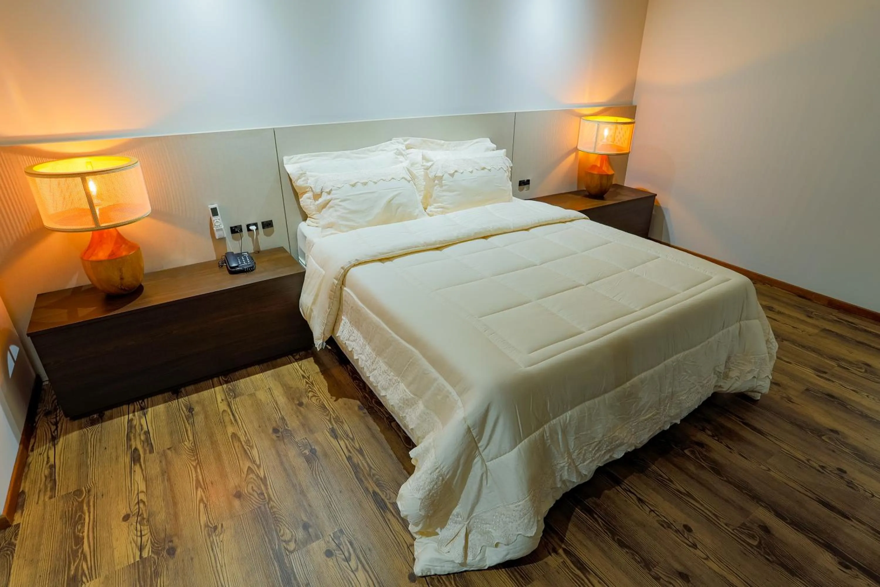 Bed in Alven Hotel by Slaviero Hotéis