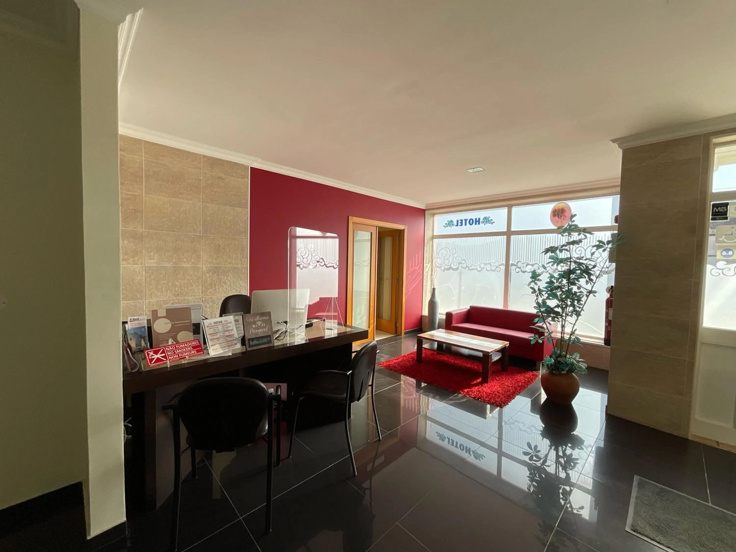 Lobby or reception in Hotel Hebe Peniche