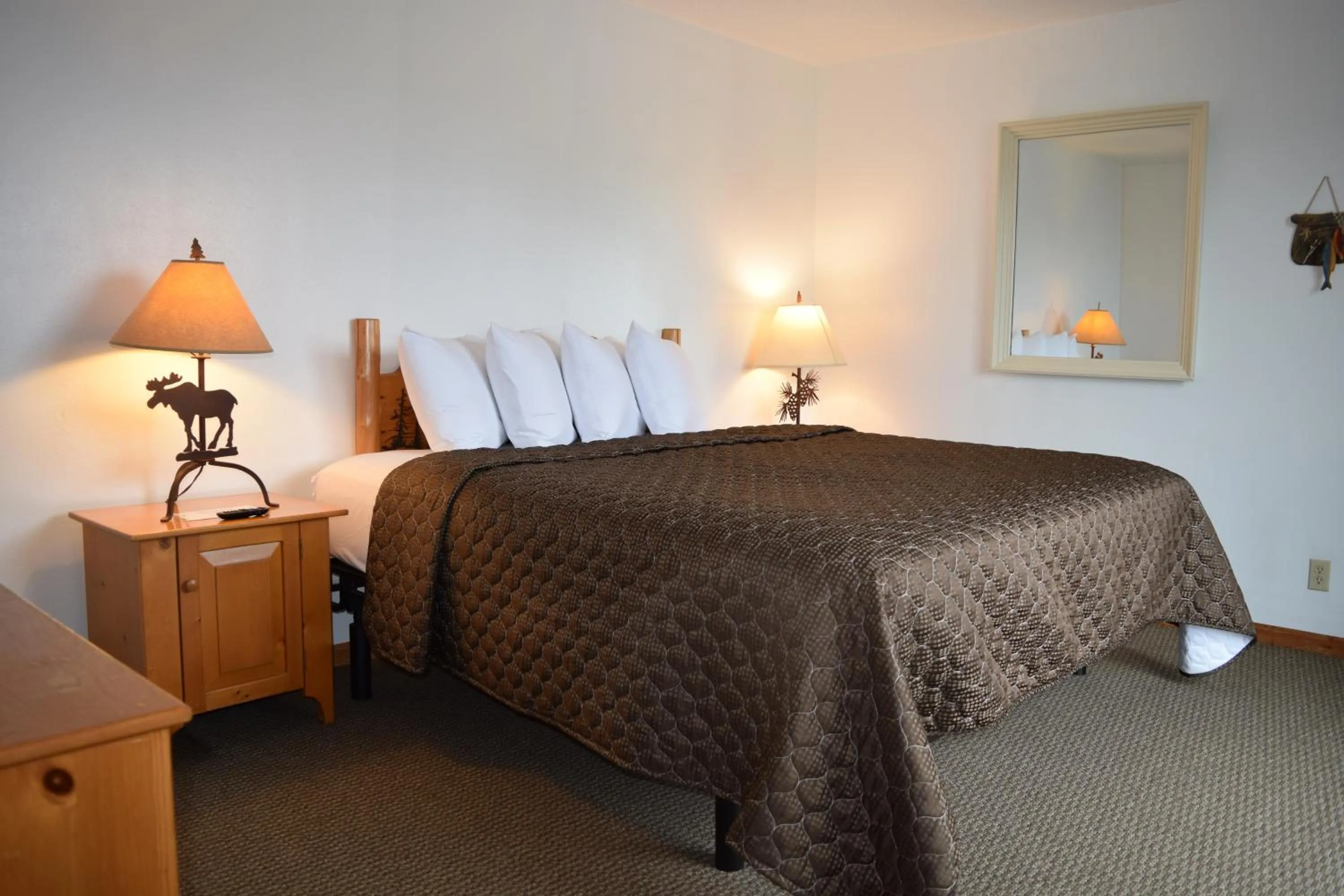 Bed in The Otter Lodge