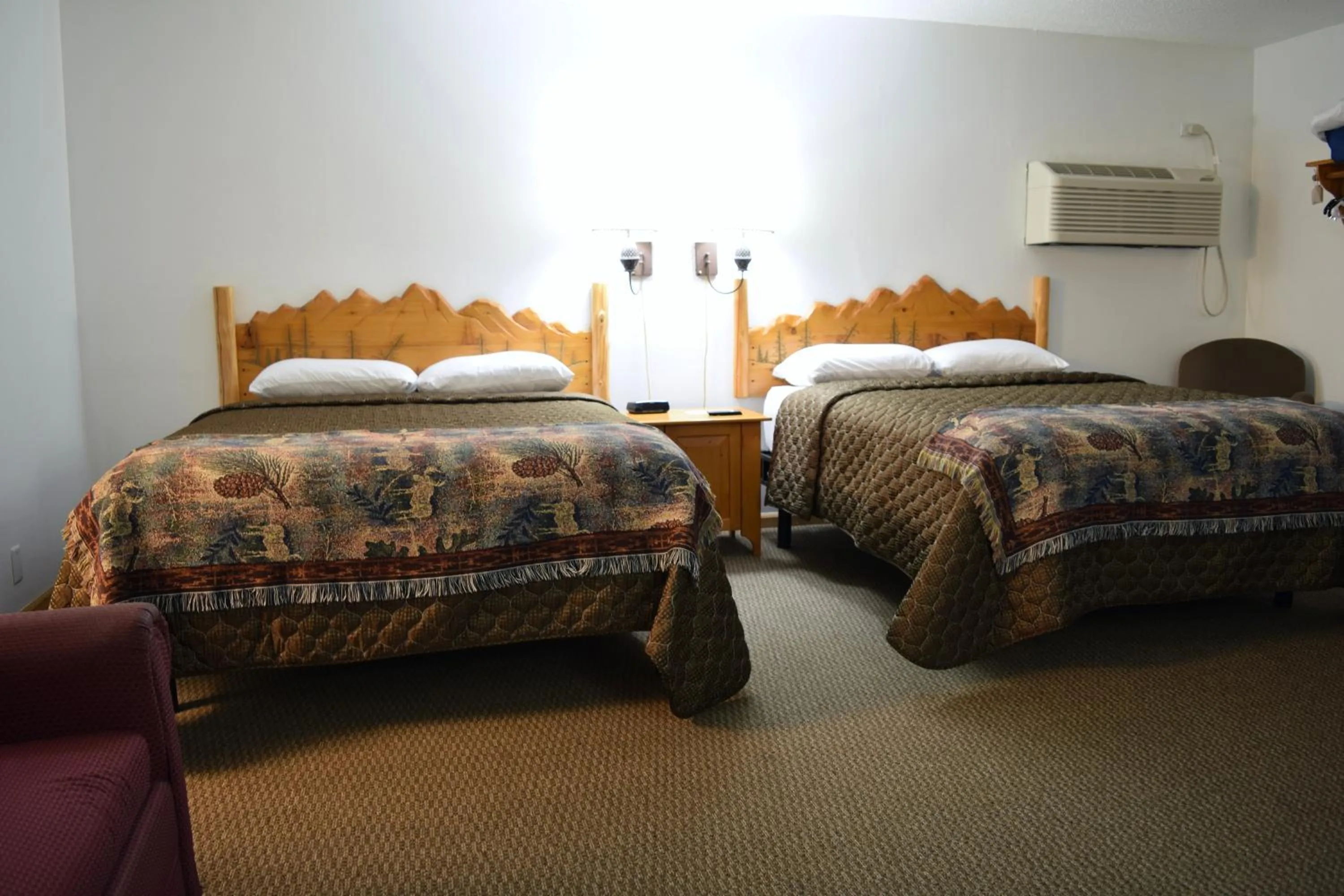 Bed in The Otter Lodge