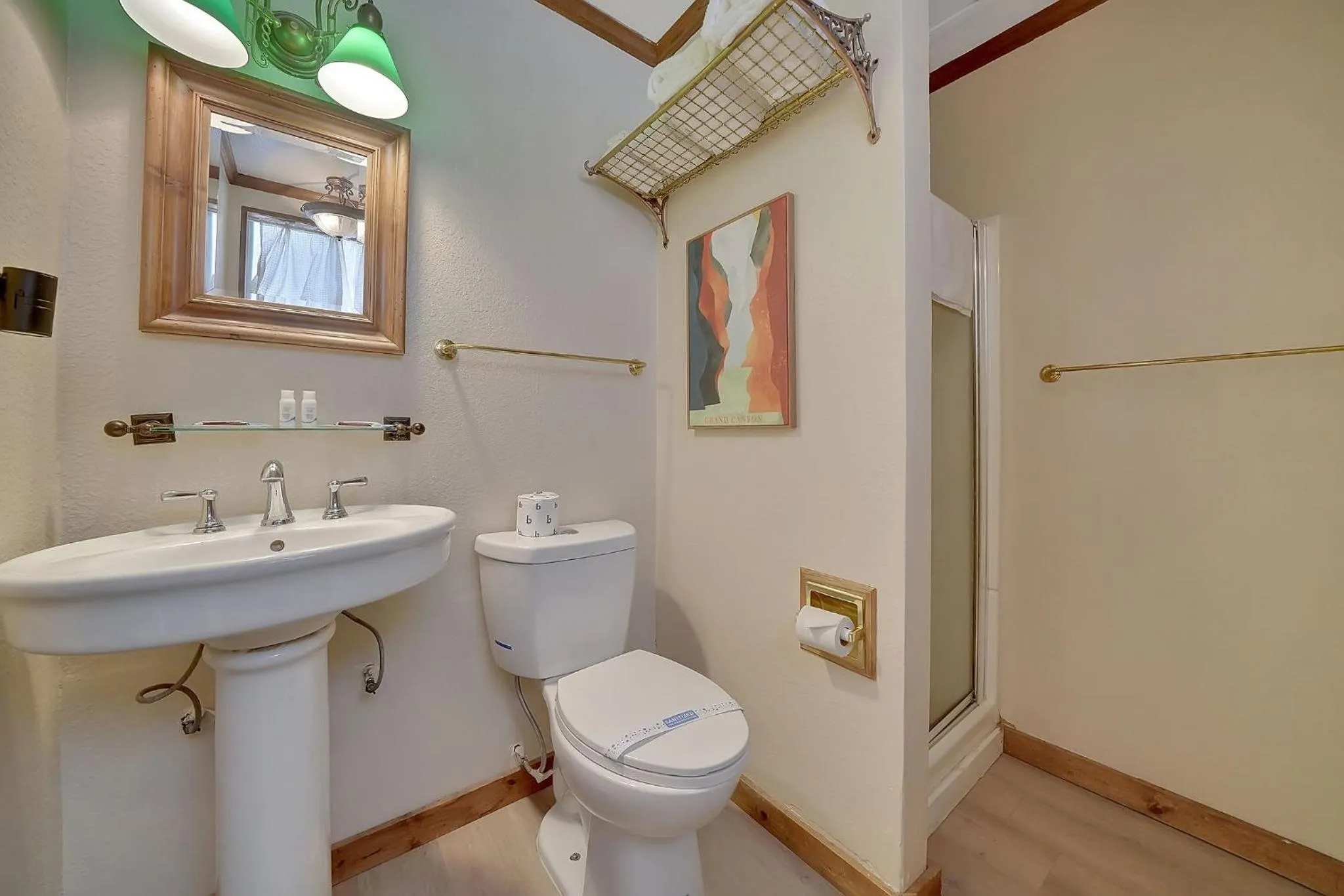 Bathroom in Narrow Gauge Inn