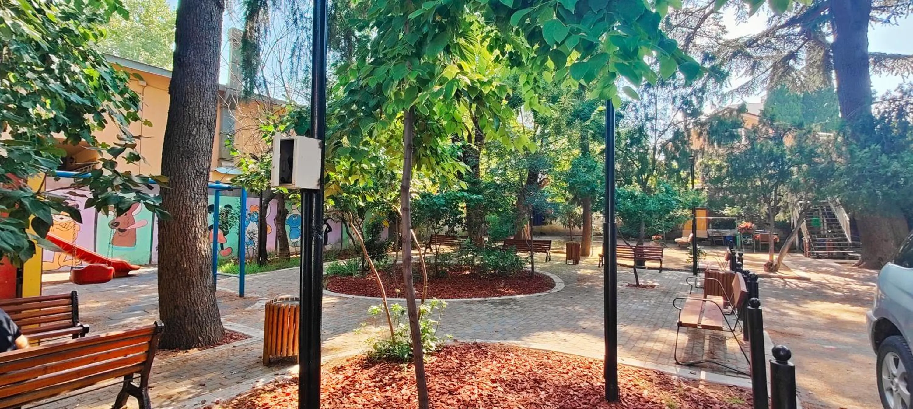 Garden view in Light Hotel