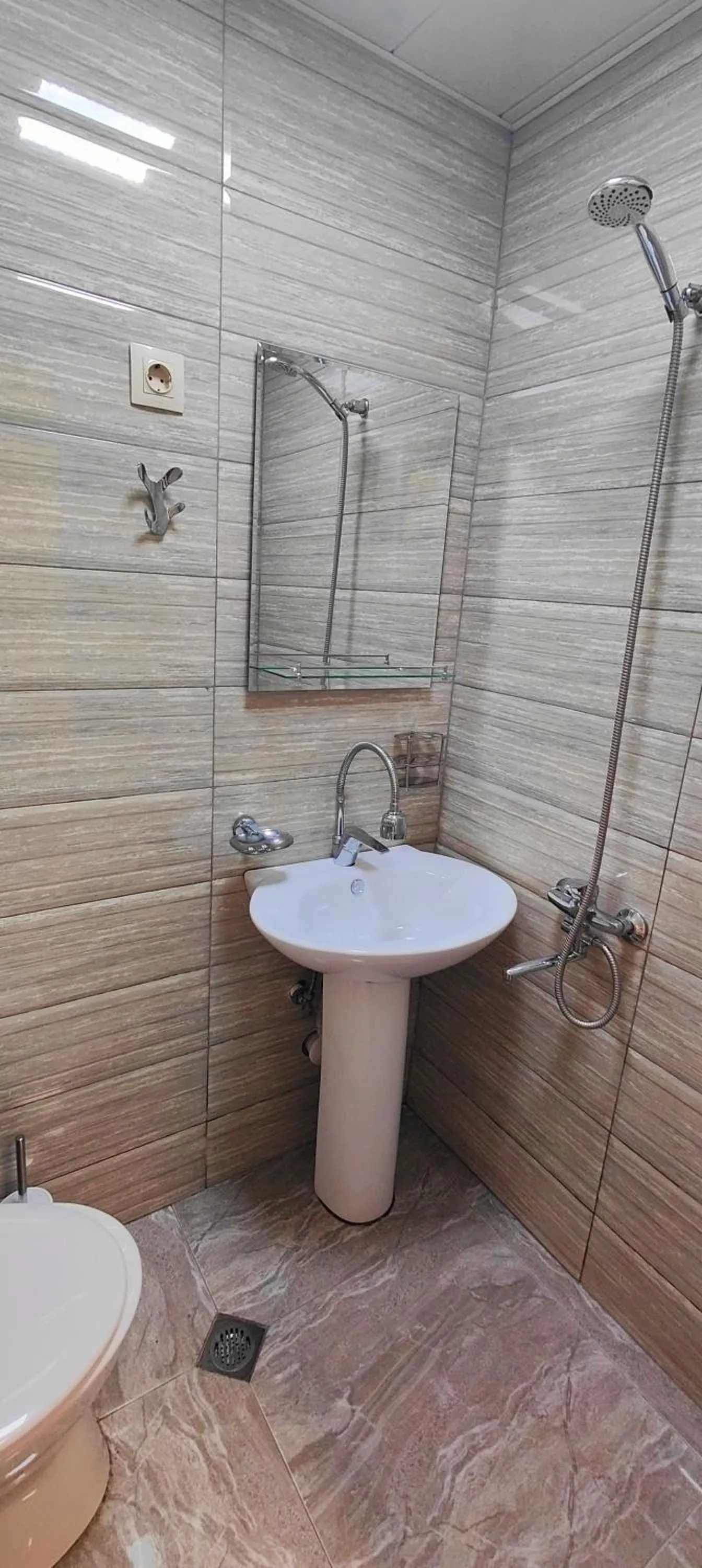 Shower in Light Hotel