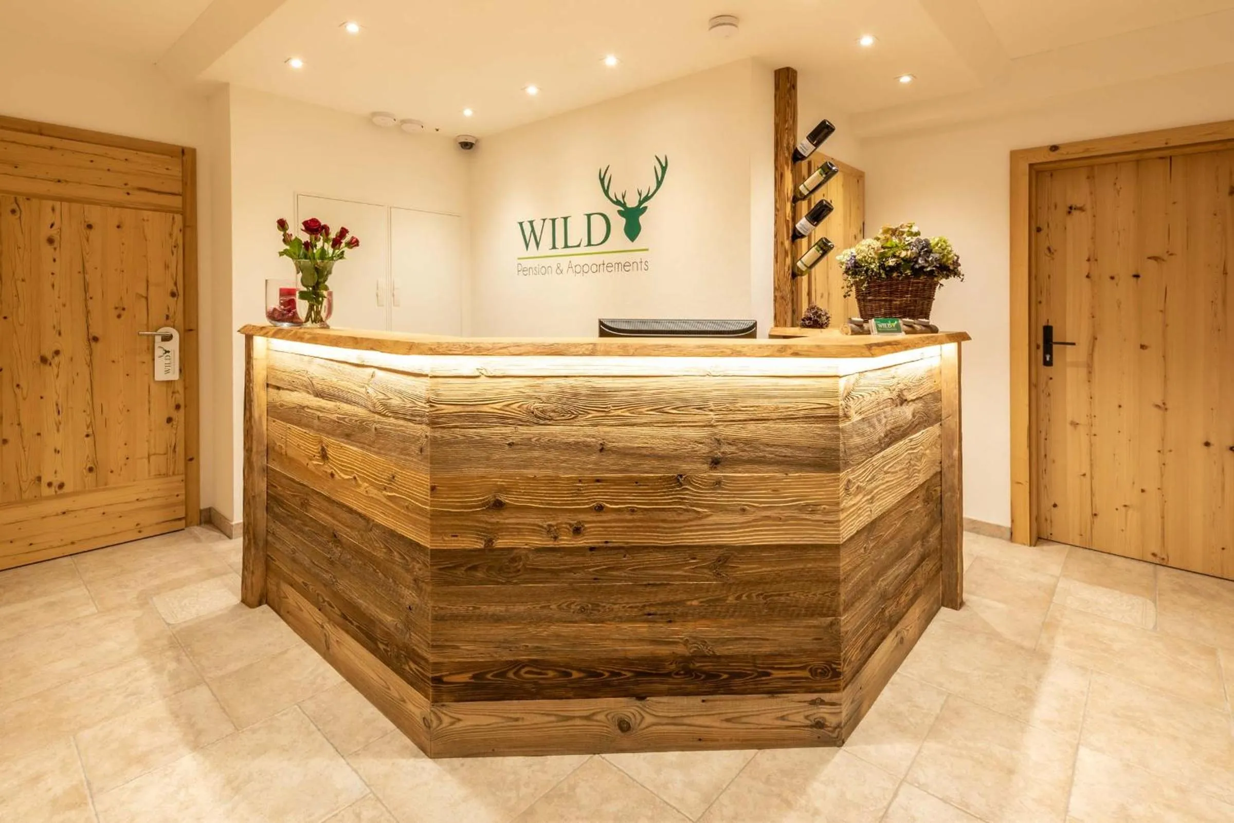Lobby or reception in Pension und Appartements Wild