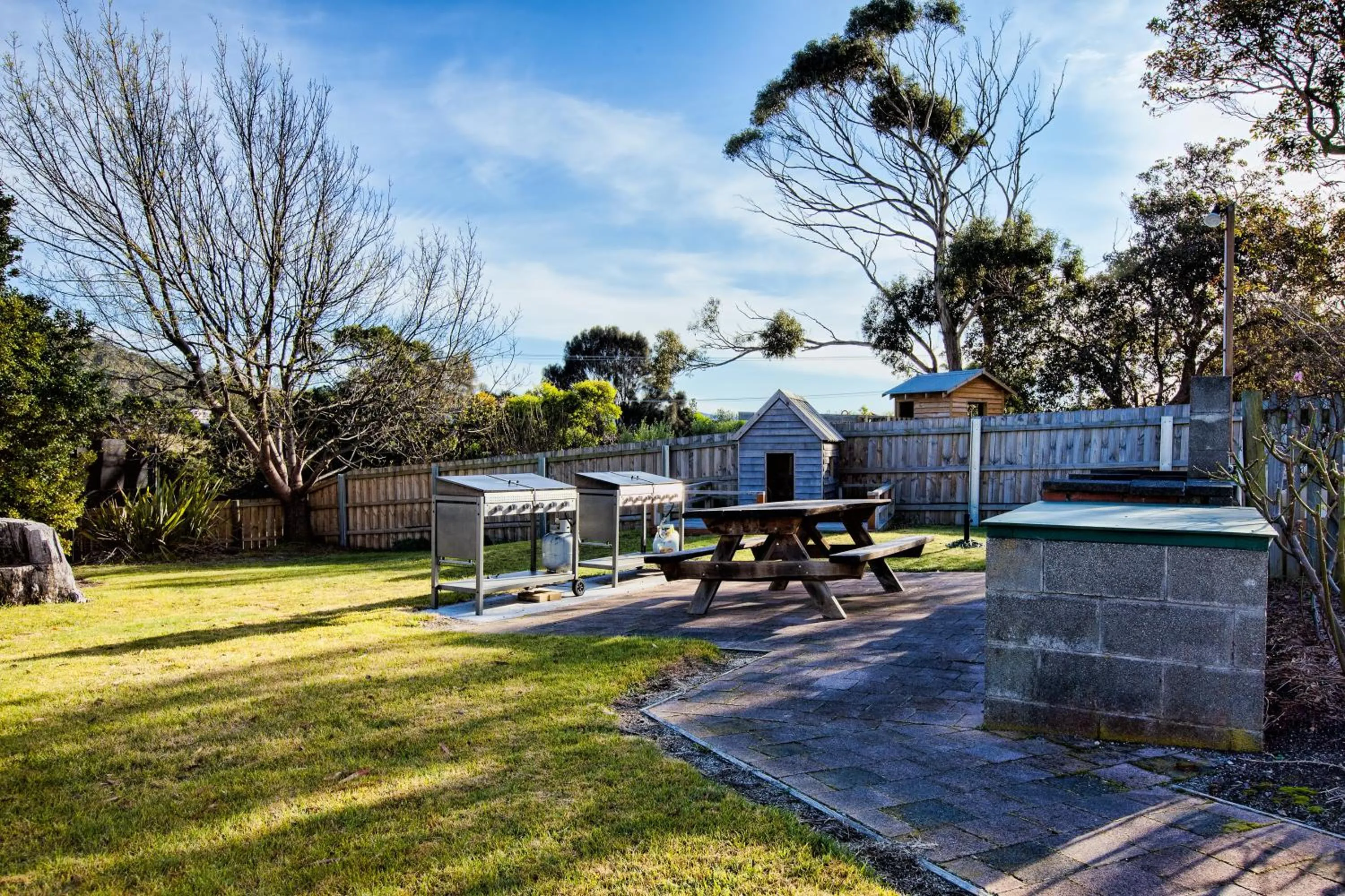 Patio in Wintersun Gardens Motel