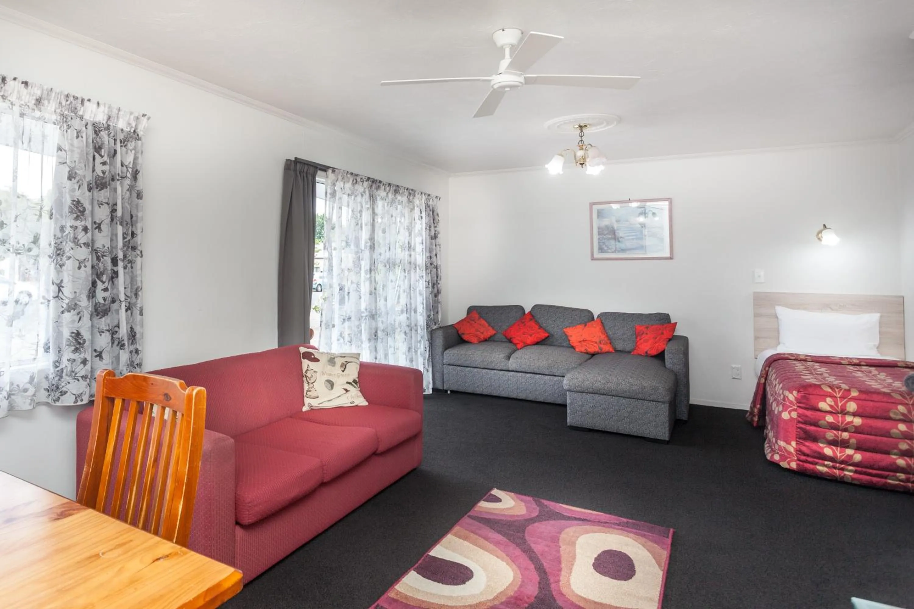 Bed in Rose Court Motel