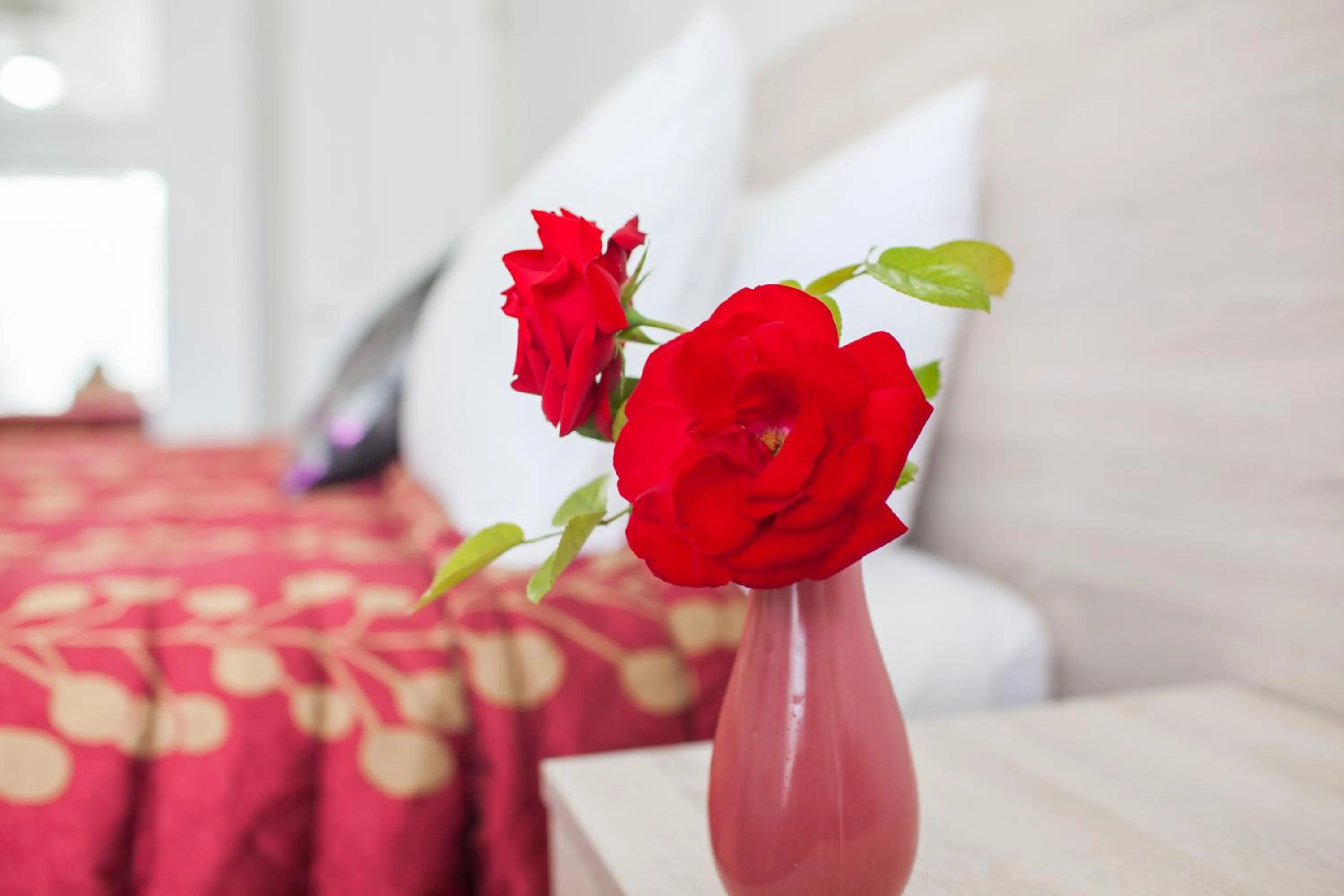 Bed in Rose Court Motel