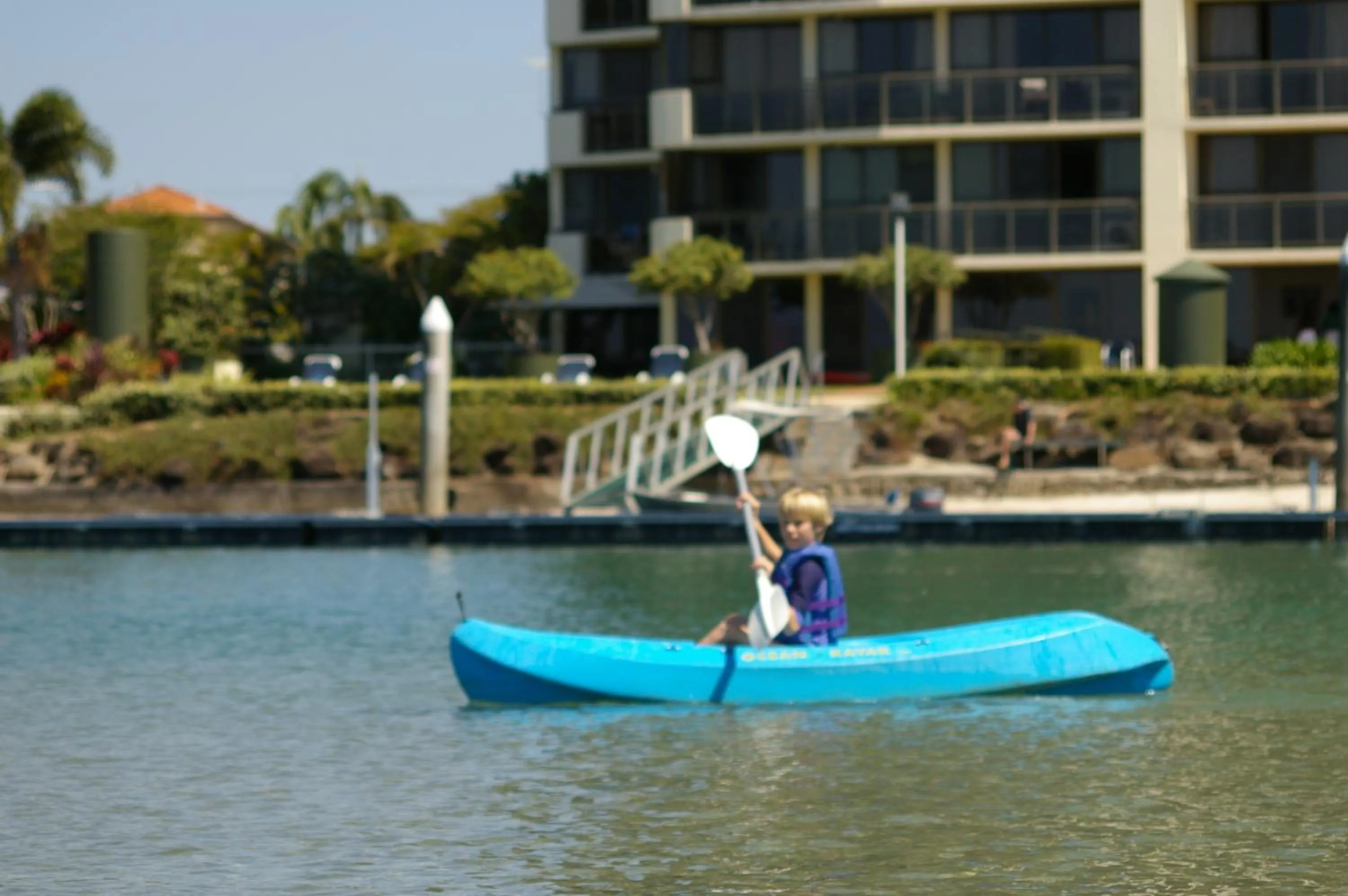 Canoeing in Trafalgar Towers