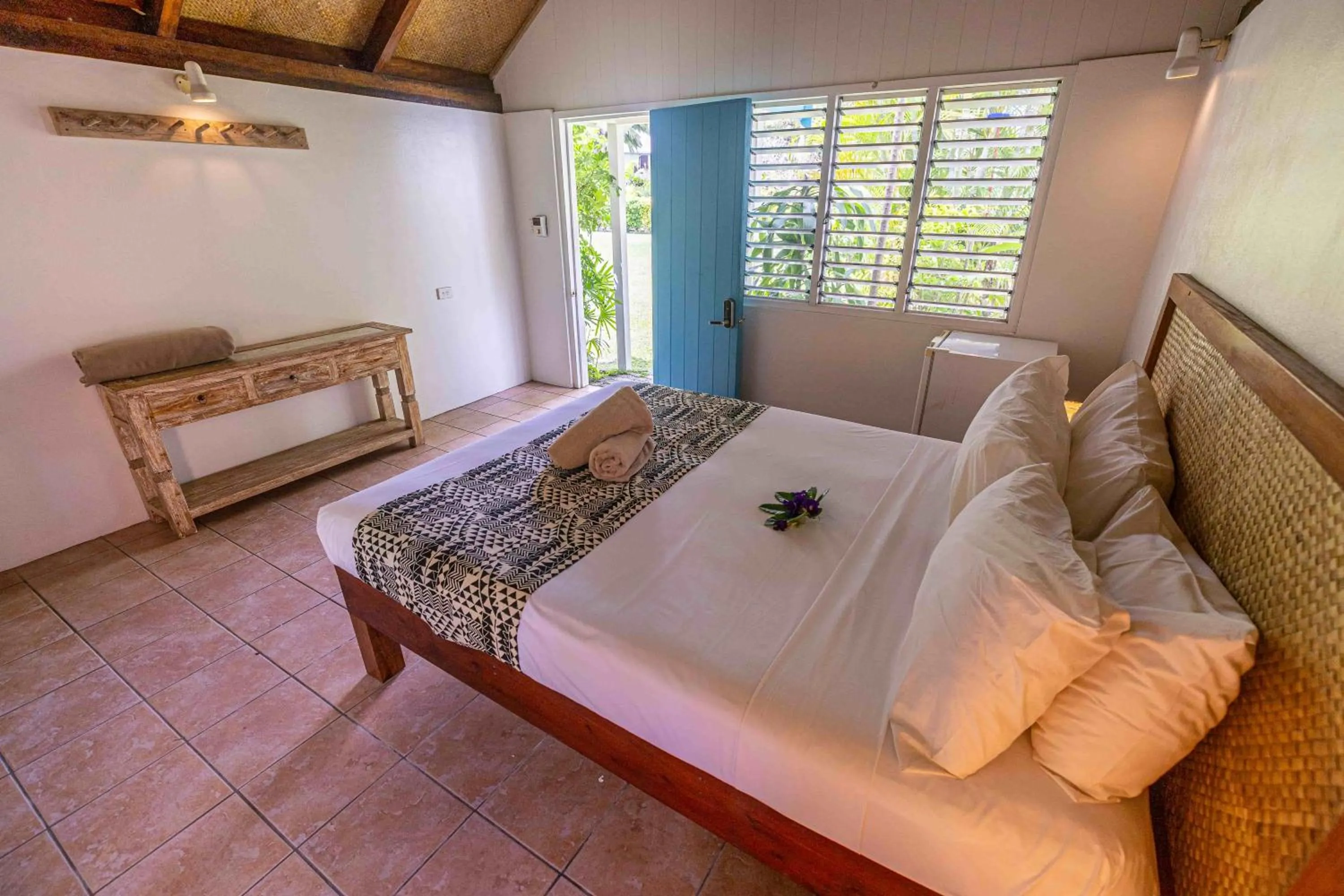 Bed in Beachouse Resort