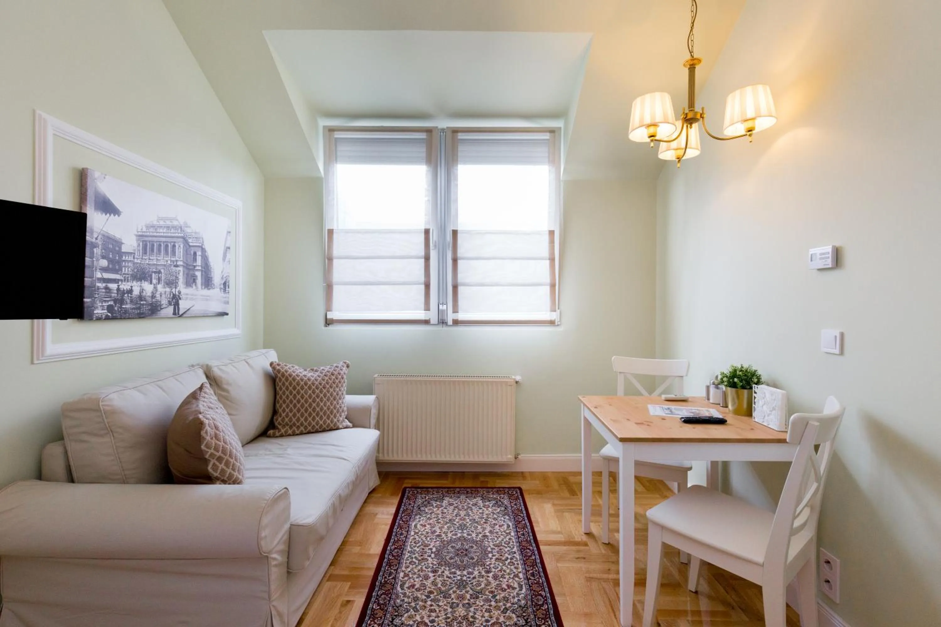 Living room in Roland Apartments