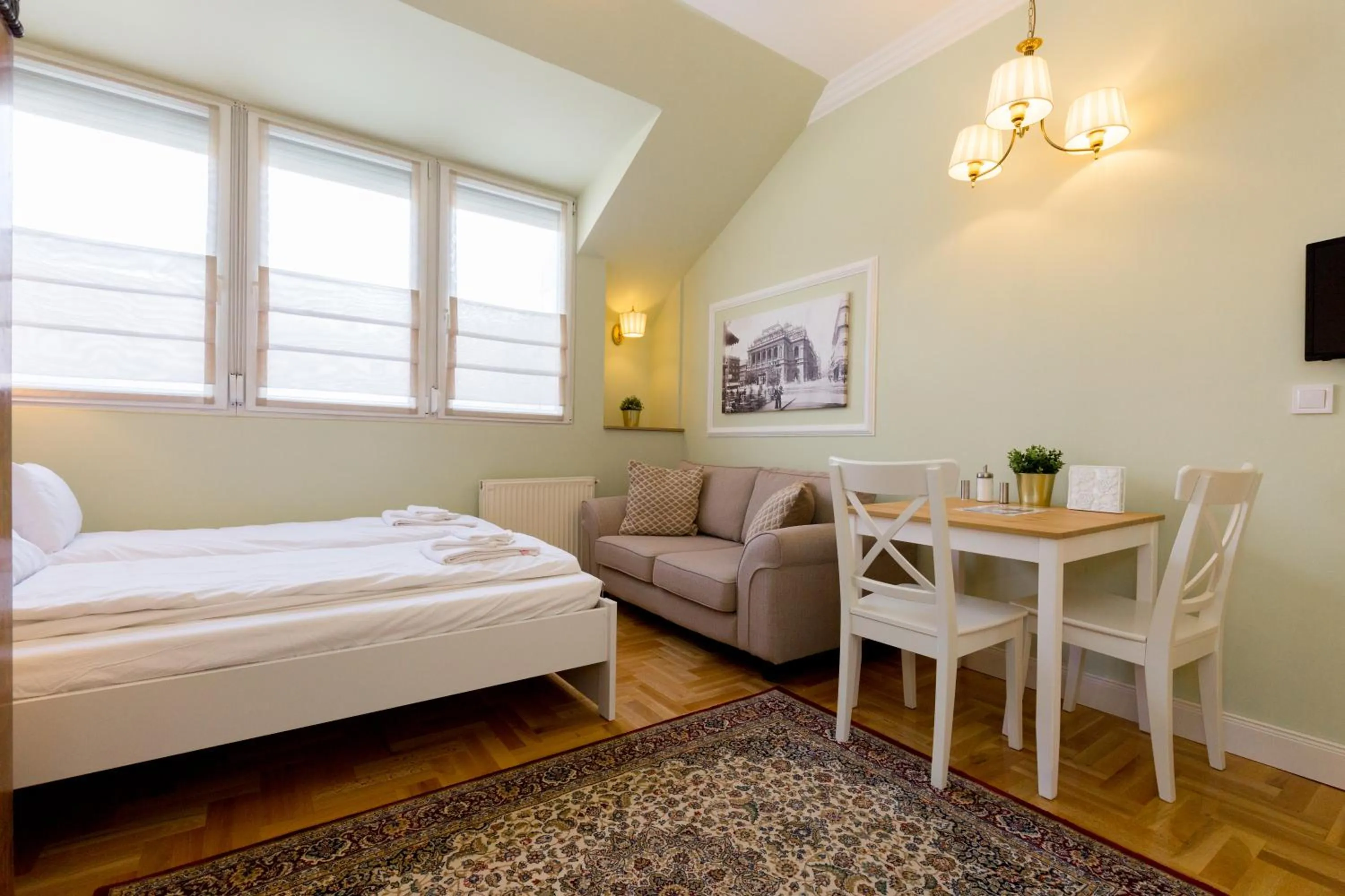 Living room in Roland Apartments