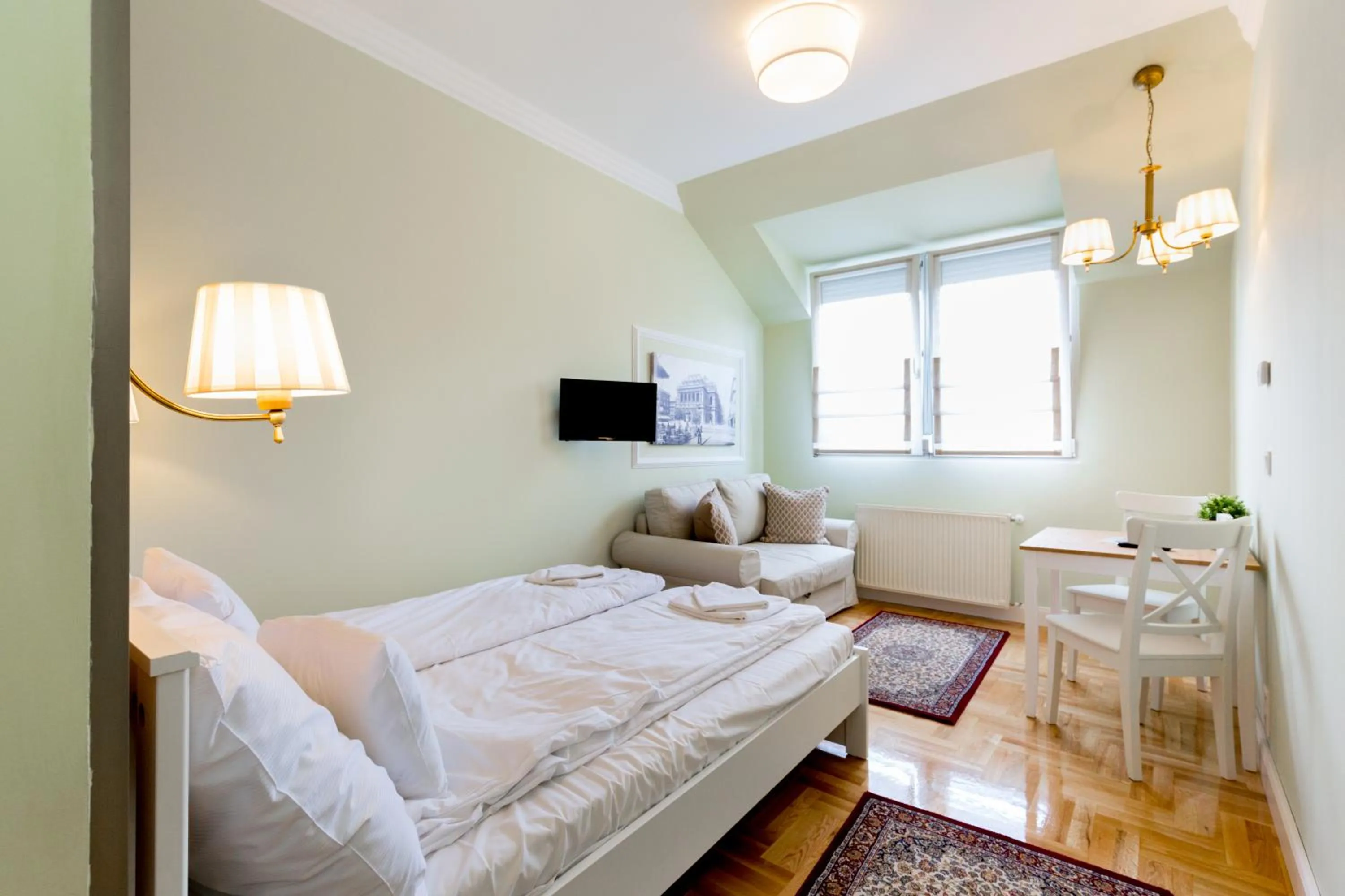 Living room in Roland Apartments