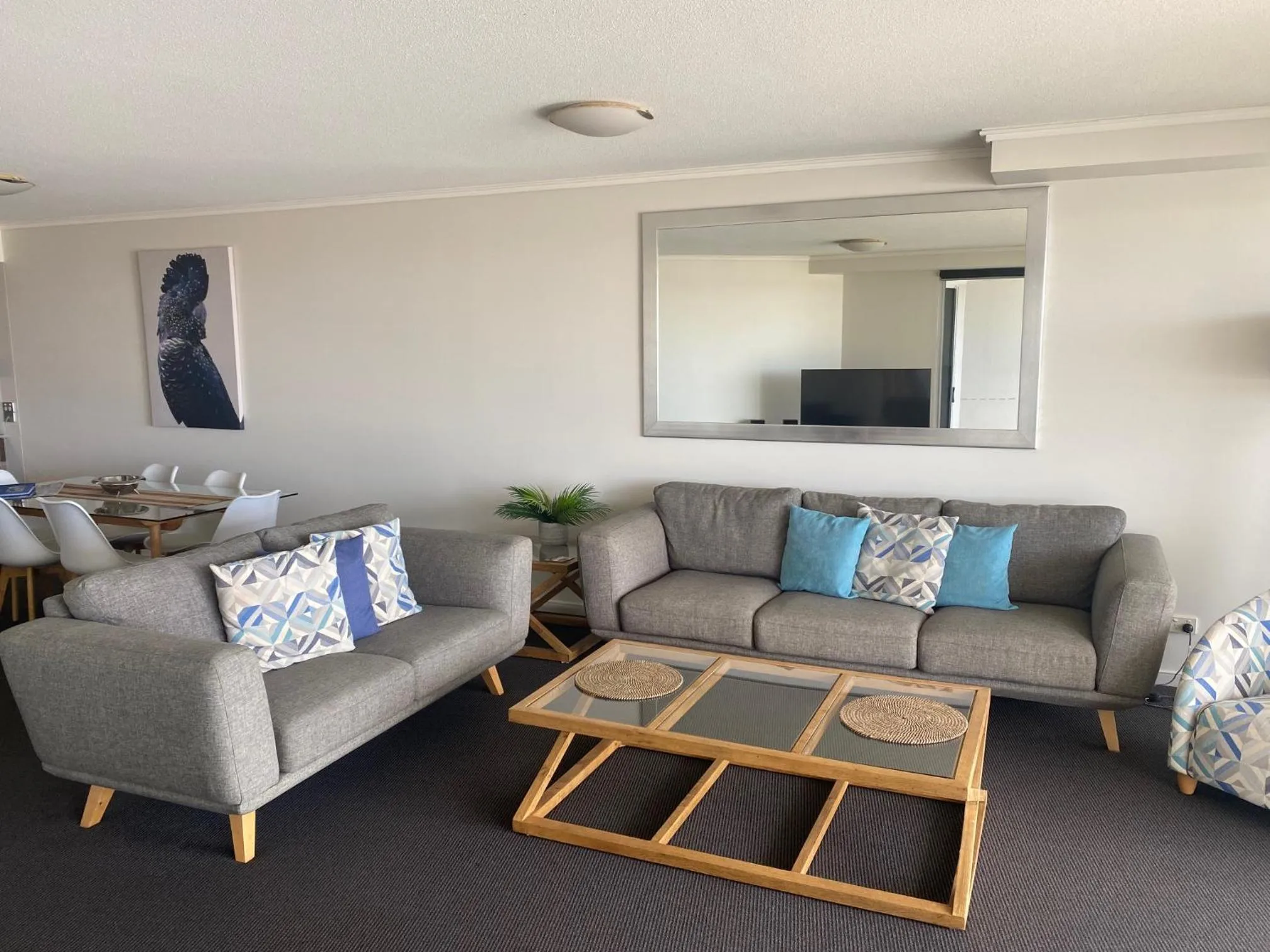 Living room in Waves Maroochy River