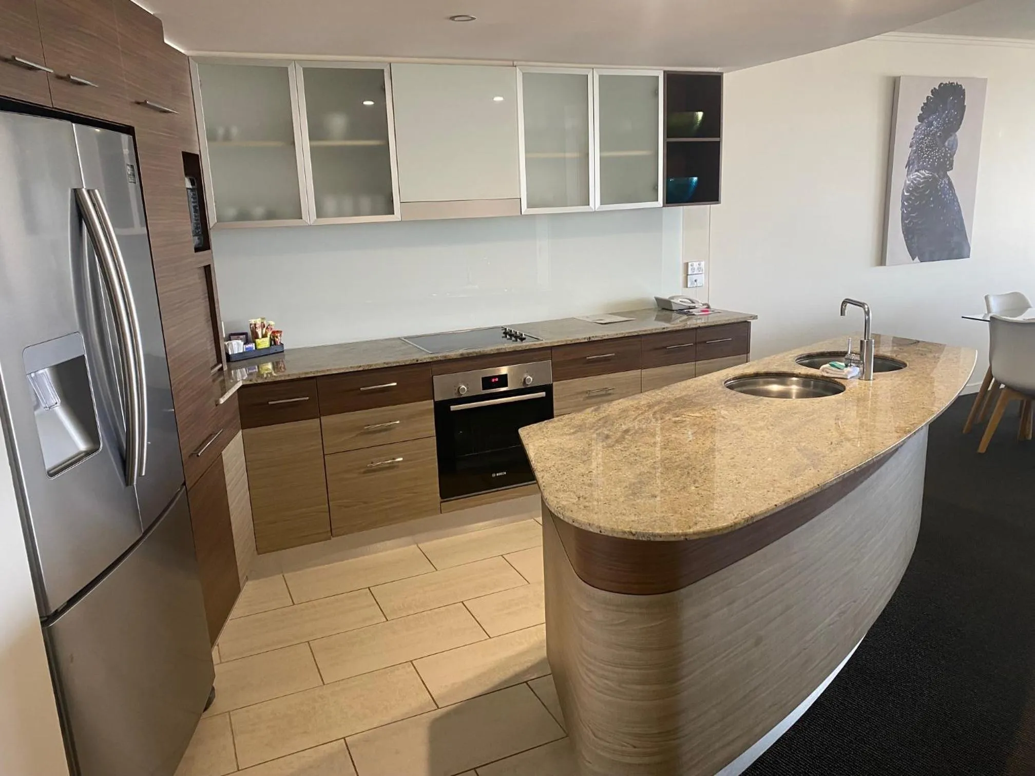 kitchen in Waves Maroochy River