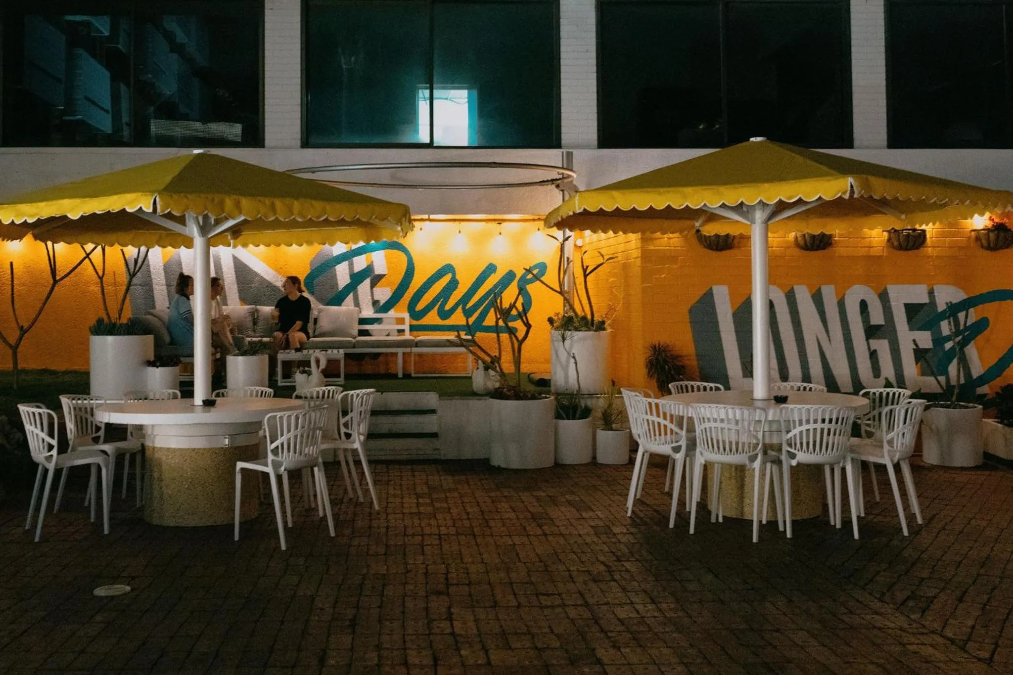 Patio in Indian Ocean Hotel